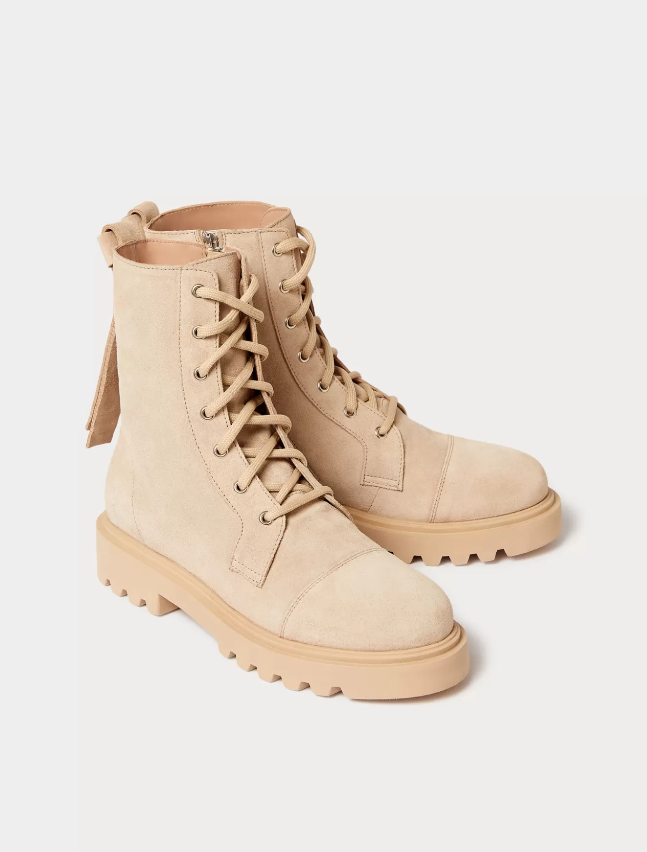 Accessoires | Accessoires<Marina Rinaldi Ankle Boots aus Wildleder BEIGE