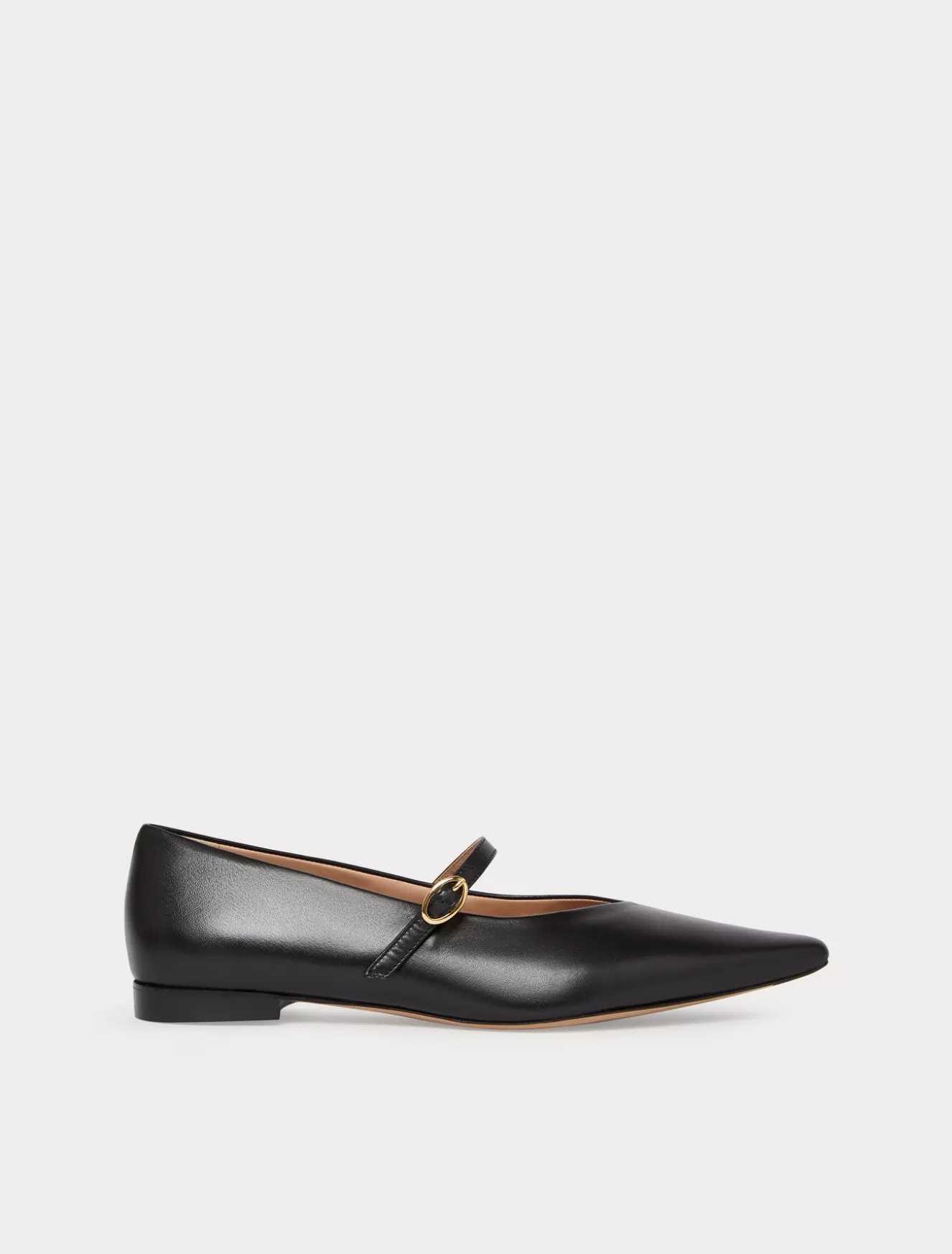 Accessoires | Accessoires<Marina Rinaldi Ballerinas aus Leder SCHWARZ