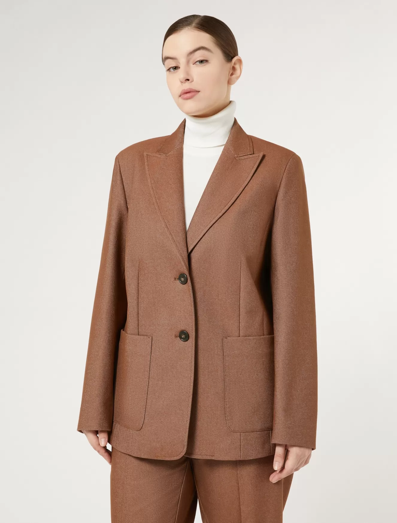 Jacken & Blazer | Jacken & Blazer<Marina Rinaldi Blazer aus Baumwolle BRONZE