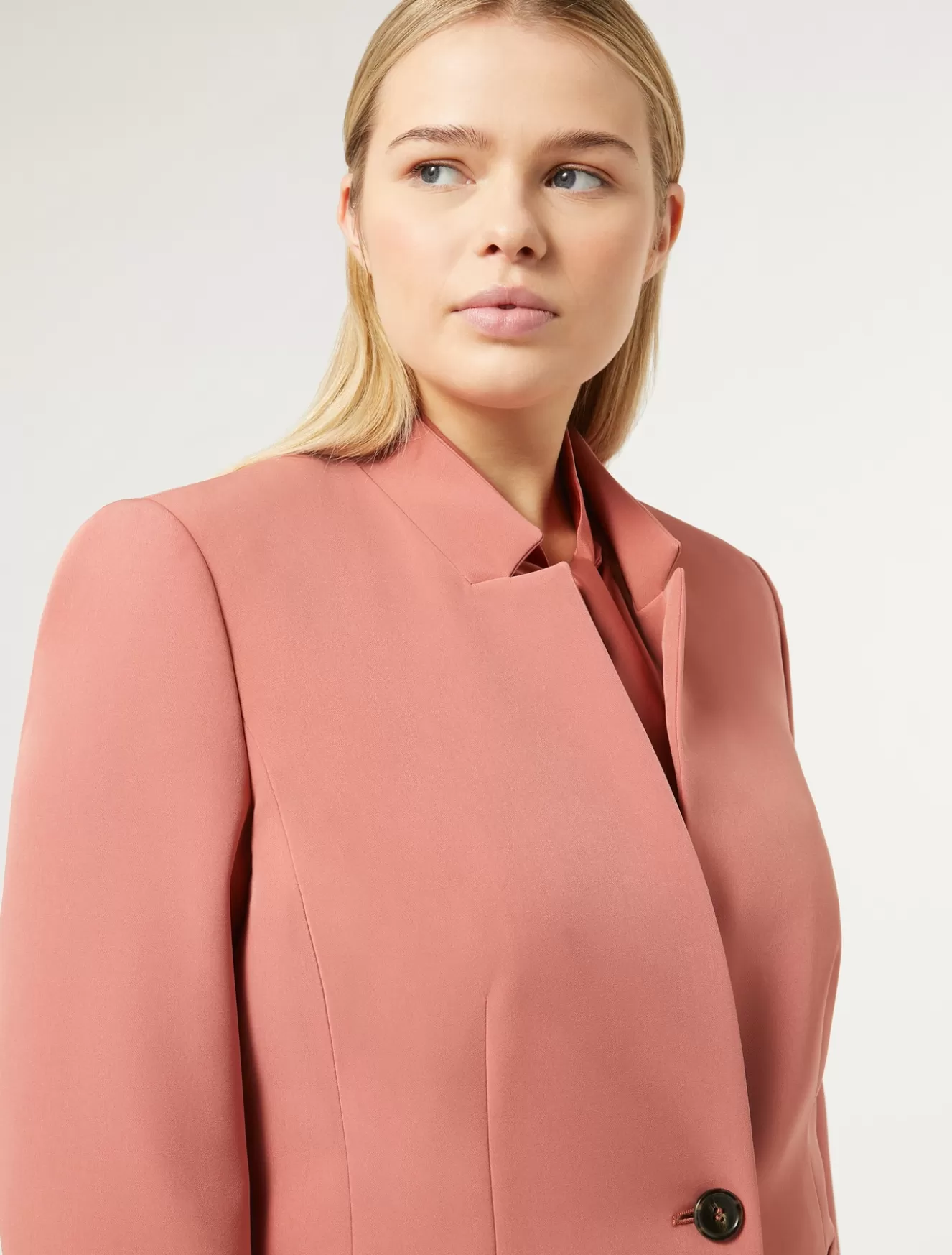 Jacken & Blazer | Jacken & Blazer<Marina Rinaldi Blazer aus Funktionsgewebe TERRAKOTTA