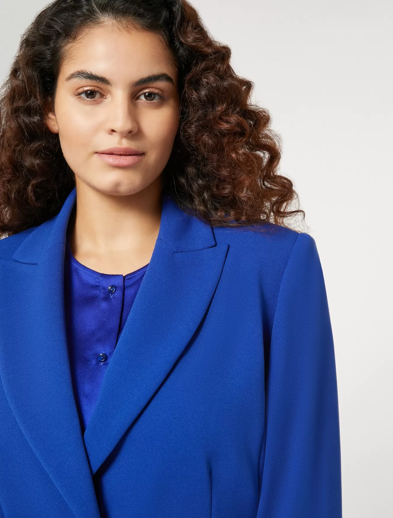 Jacken & Blazer | Jacken & Blazer<Marina Rinaldi Blazer aus Stretchjersey LICHTBLAU