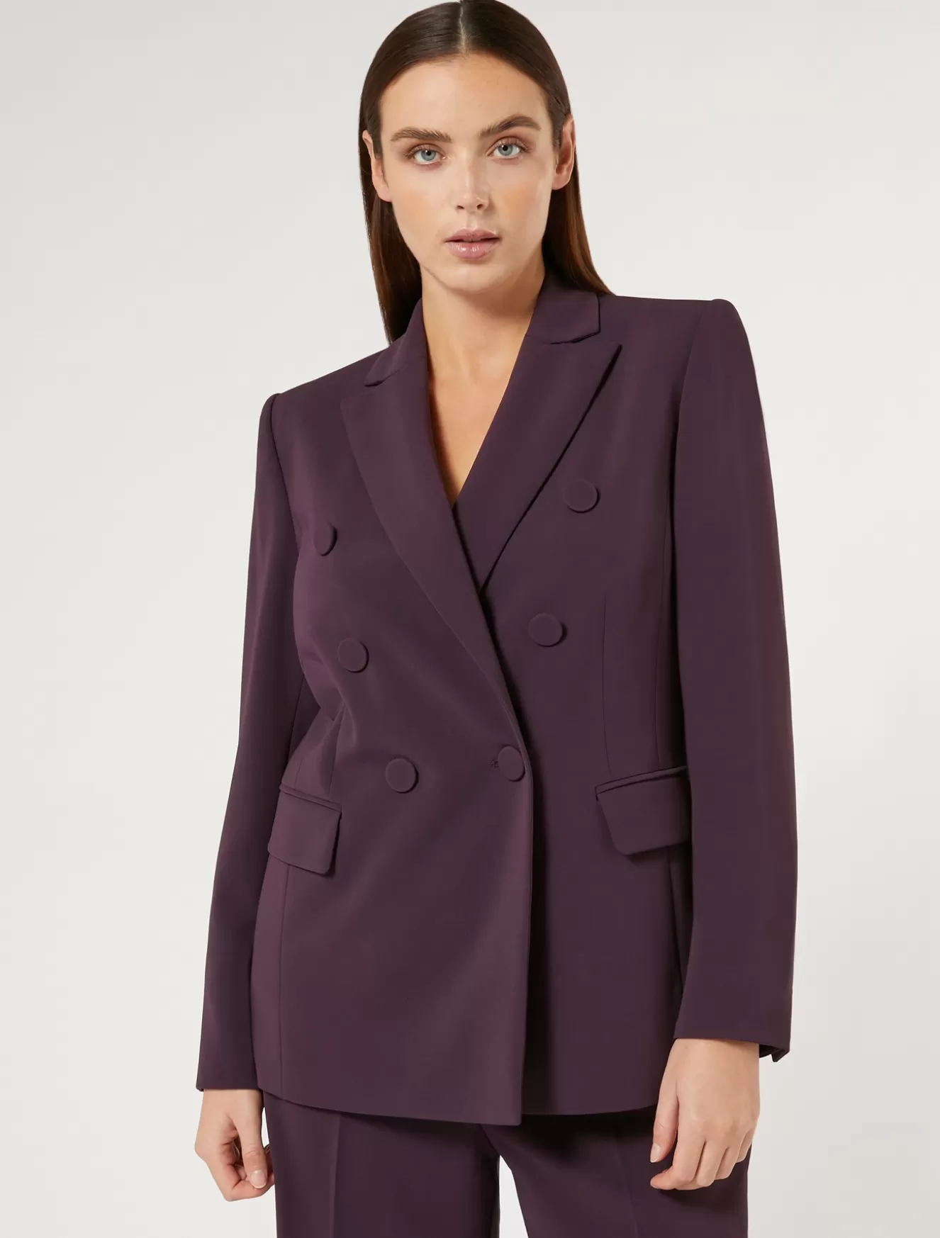 Jacken & Blazer | Jacken & Blazer<Marina Rinaldi Blazer aus Triacetat-Cady BORDEAUX