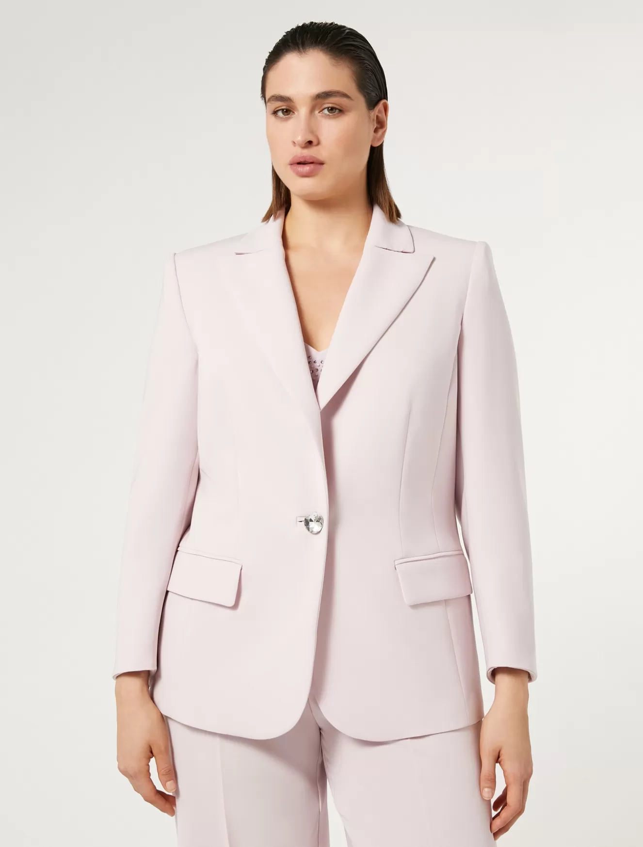 Jacken | Jacken & Blazer<Marina Rinaldi Blazer aus Triacetat-Cady ROSA