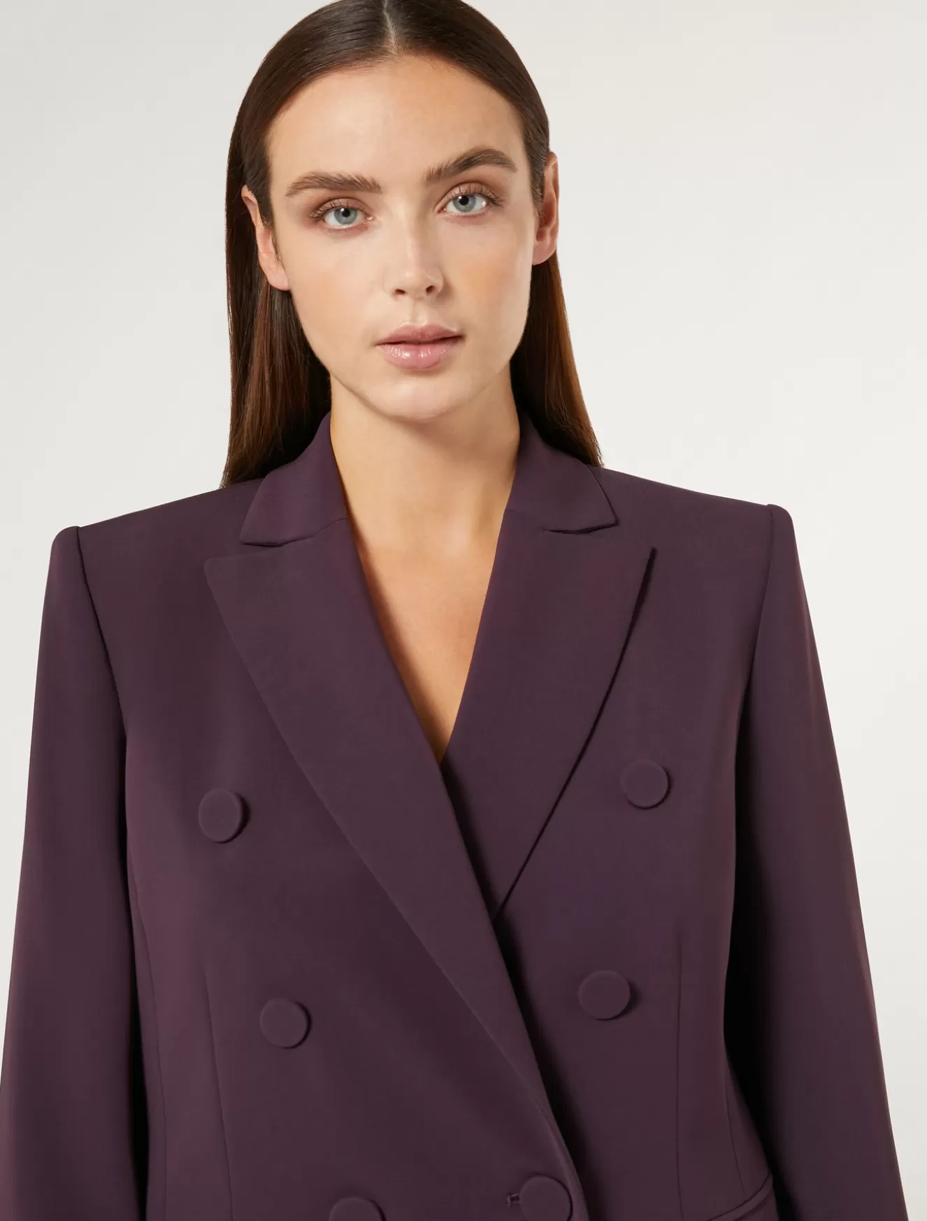 Jacken & Blazer | Jacken & Blazer<Marina Rinaldi Blazer aus Triacetat-Cady BORDEAUX