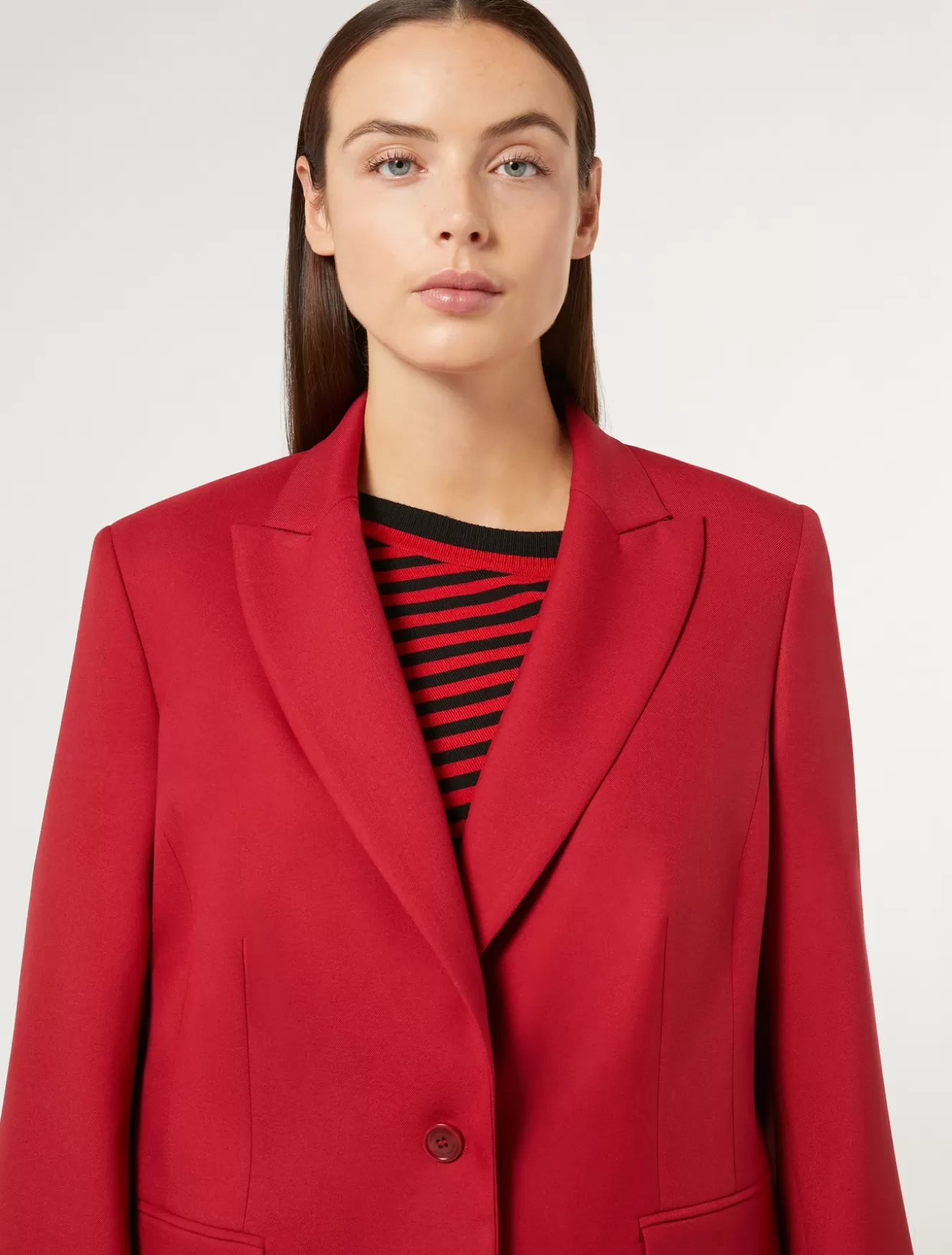 Jacken & Blazer | Jacken & Blazer<Marina Rinaldi Blazer aus Viskosemischung ROT