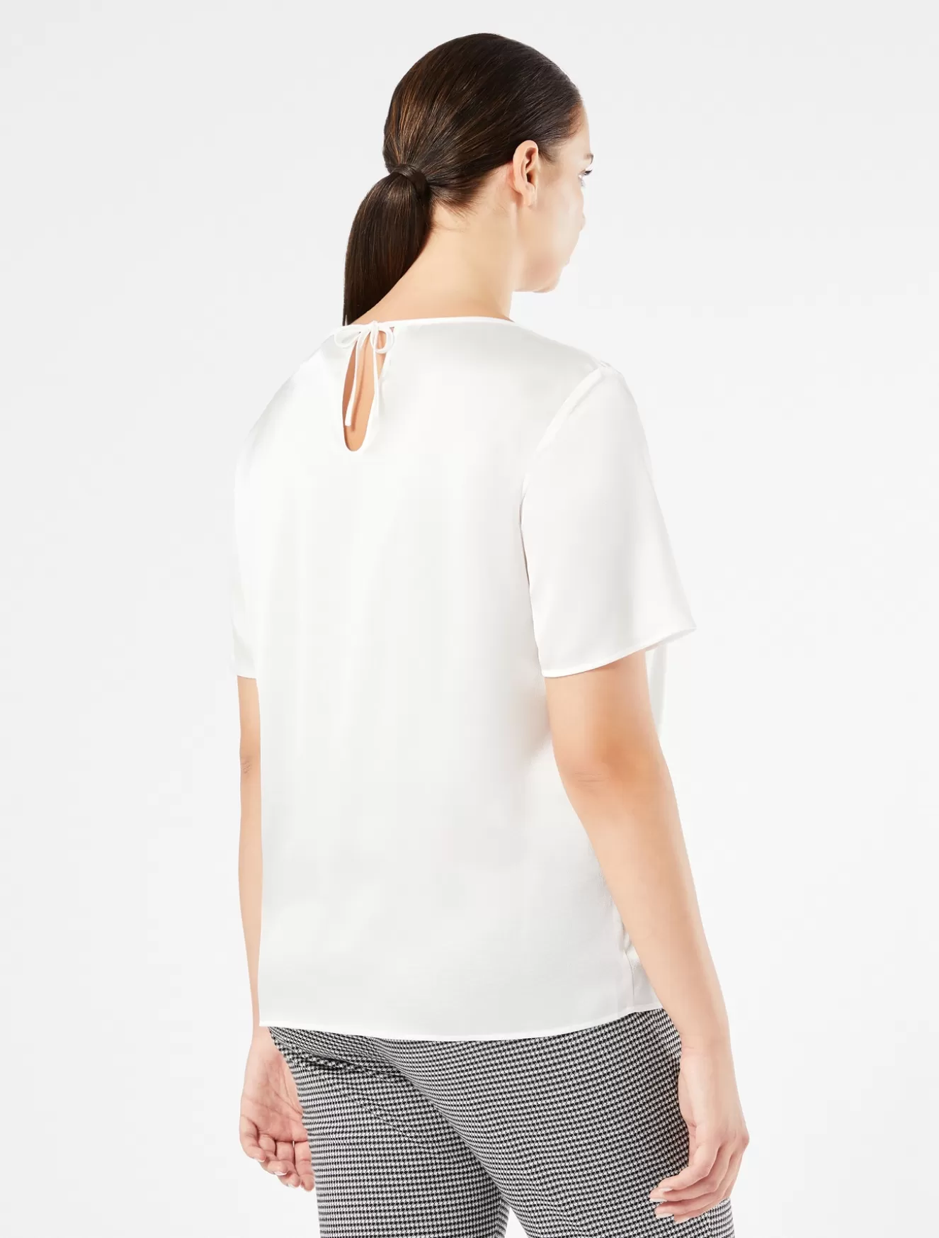 Blusen | Blusen<Marina Rinaldi Bluse aus Satin WEISS