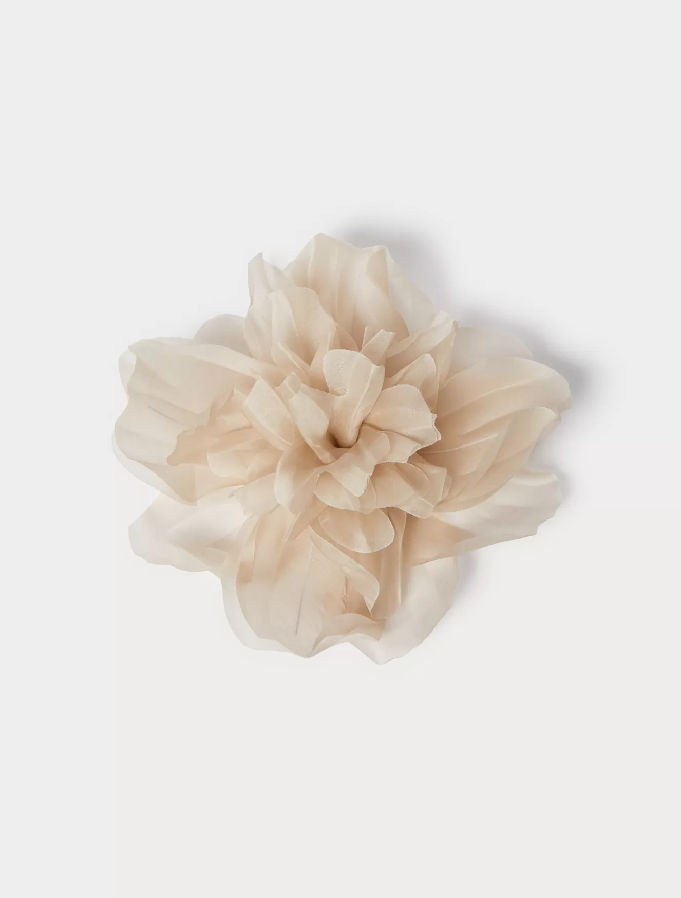 Accessoires | Accessoires<Marina Rinaldi Brosche mit Blumen aus Organza BEIGE