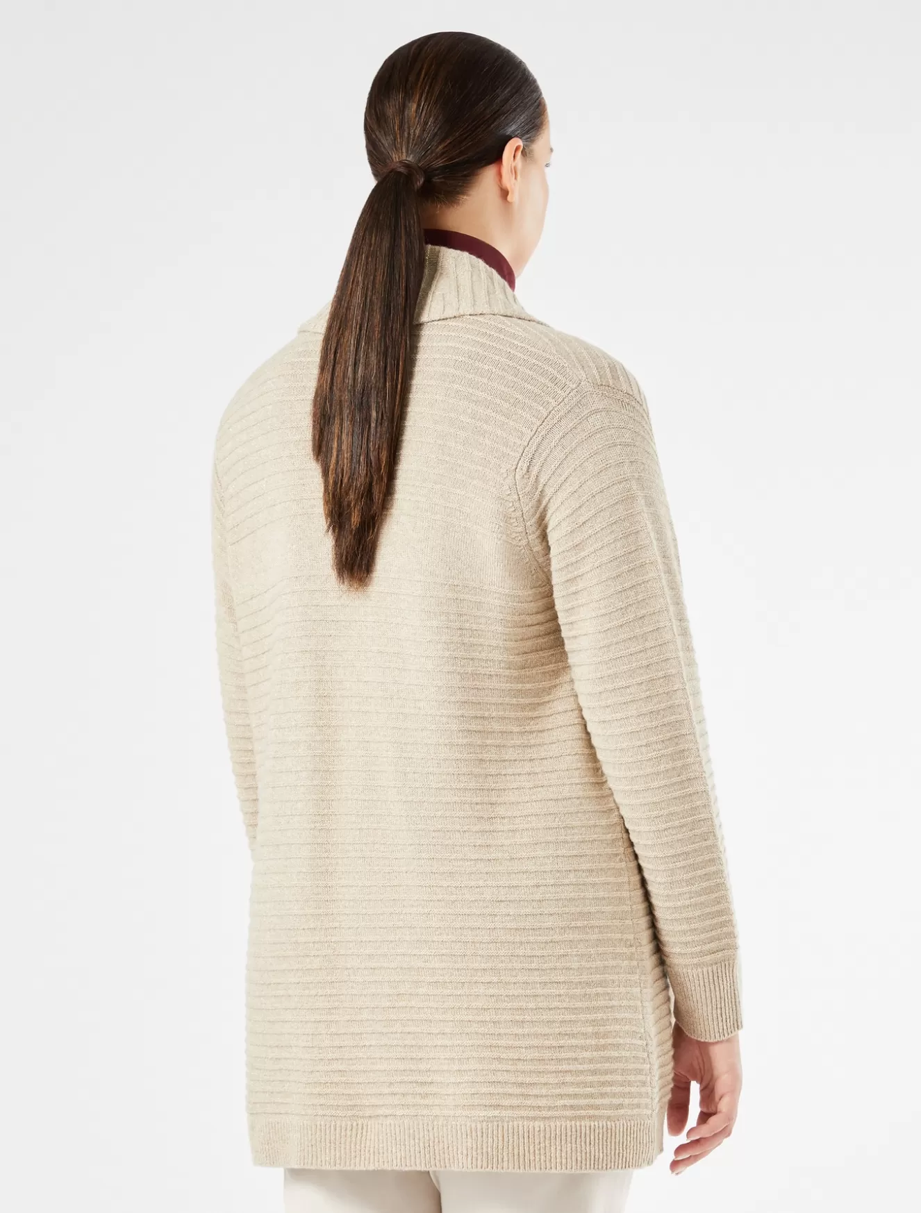 Pullover Und Strickwaren | Pullover Und Strickwaren<Marina Rinaldi Cardigan aus Kaschmirmischung BEIGE