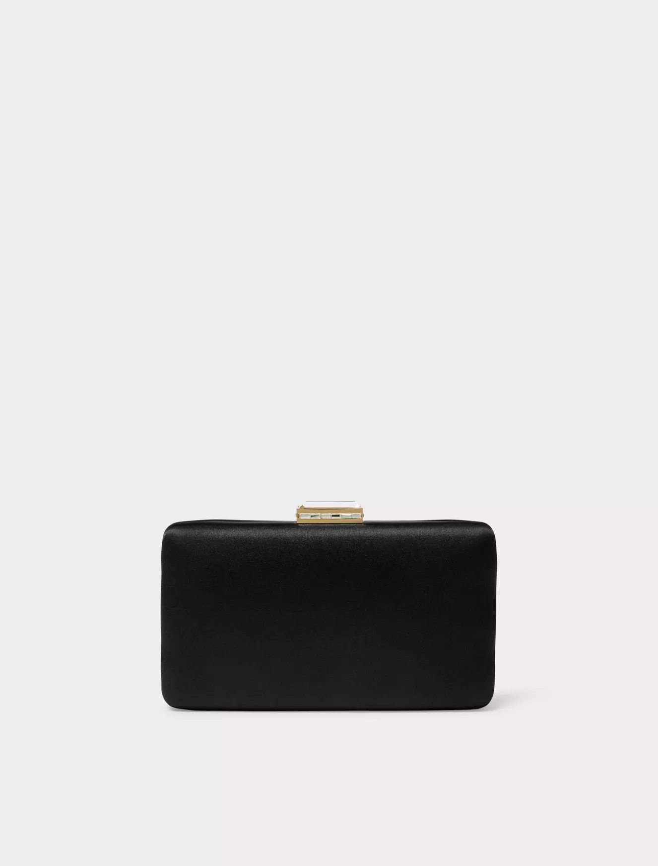 Accessoires | Accessoires<Marina Rinaldi Clutch aus Satin SCHWARZ