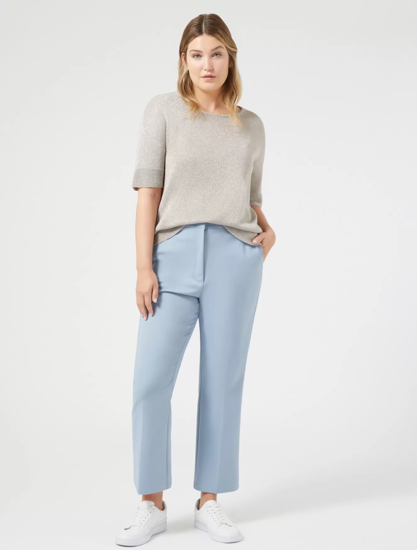 Hosen & Jeans | Hosen & Jeans<Marina Rinaldi Hose aus Baumwollmischgewebe mit Stretchanteil AVIO