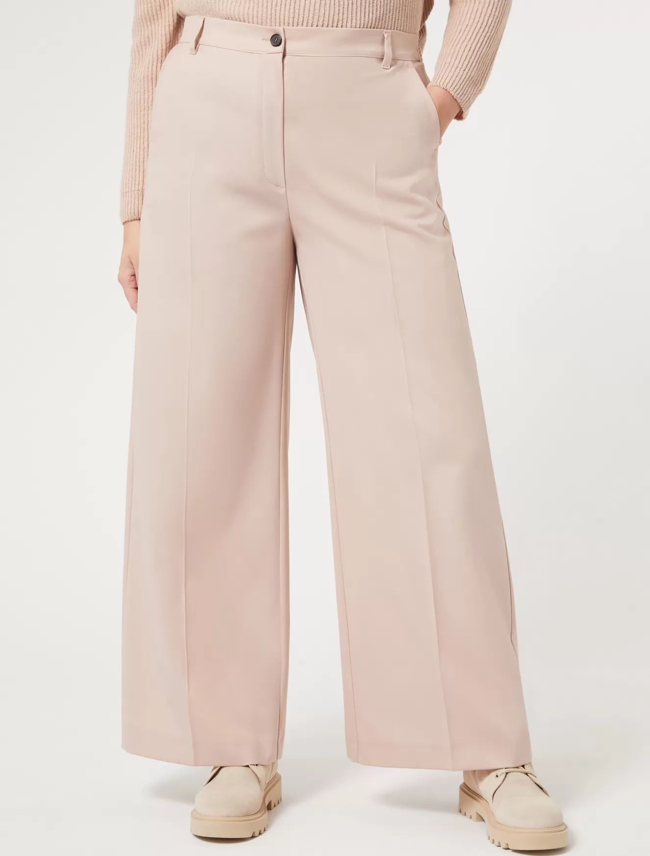 Hosen & Jeans | Hosen & Jeans<Marina Rinaldi Hose aus fließender Gabardine ROSA