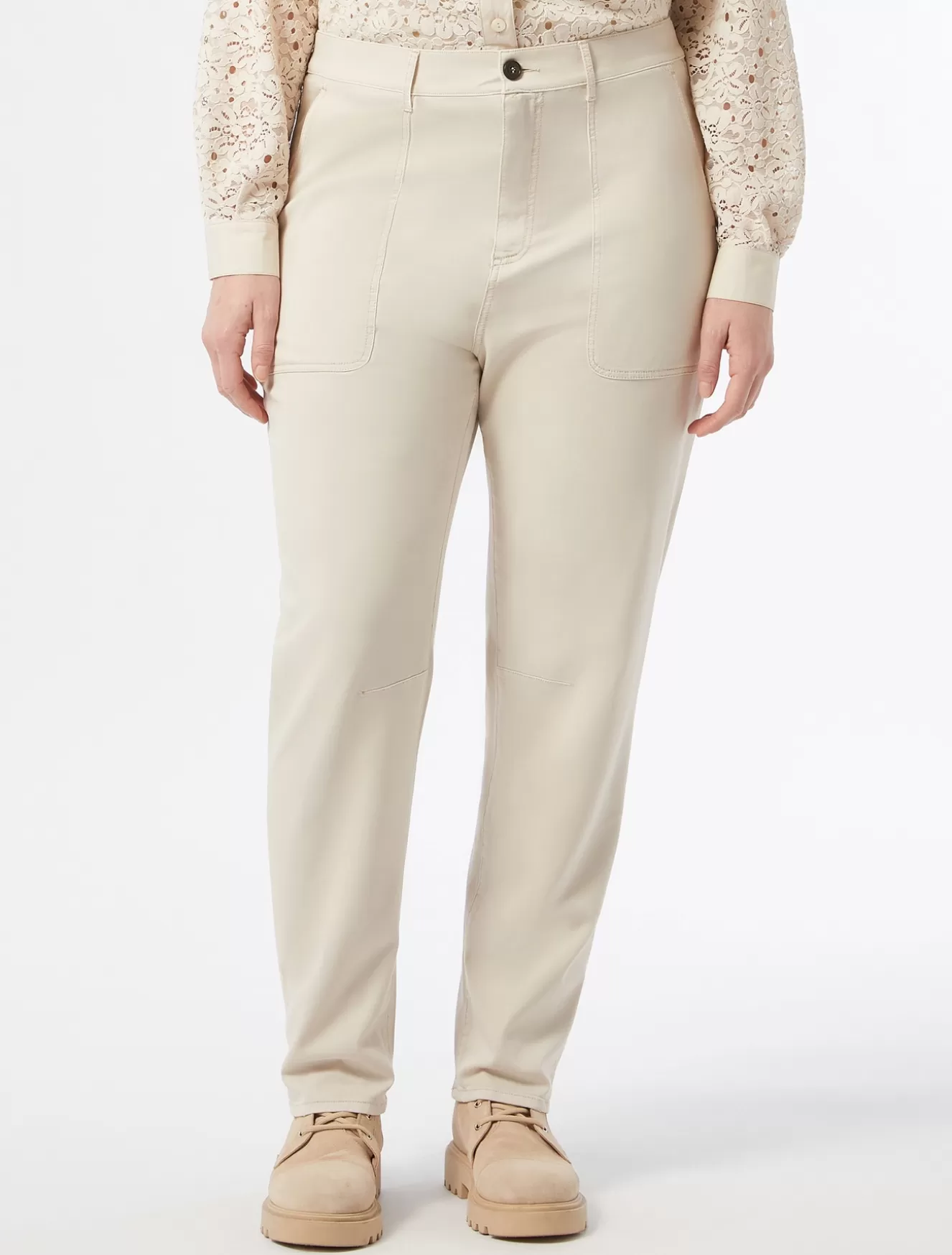 Hosen & Jeans | Hosen & Jeans<Marina Rinaldi Hose aus Gabardine BEIGE