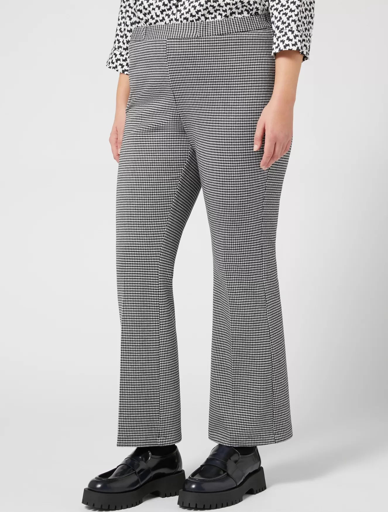 Hosen & Jeans | Hosen & Jeans<Marina Rinaldi Hose aus garngefärbtem Jersey SCHWARZ