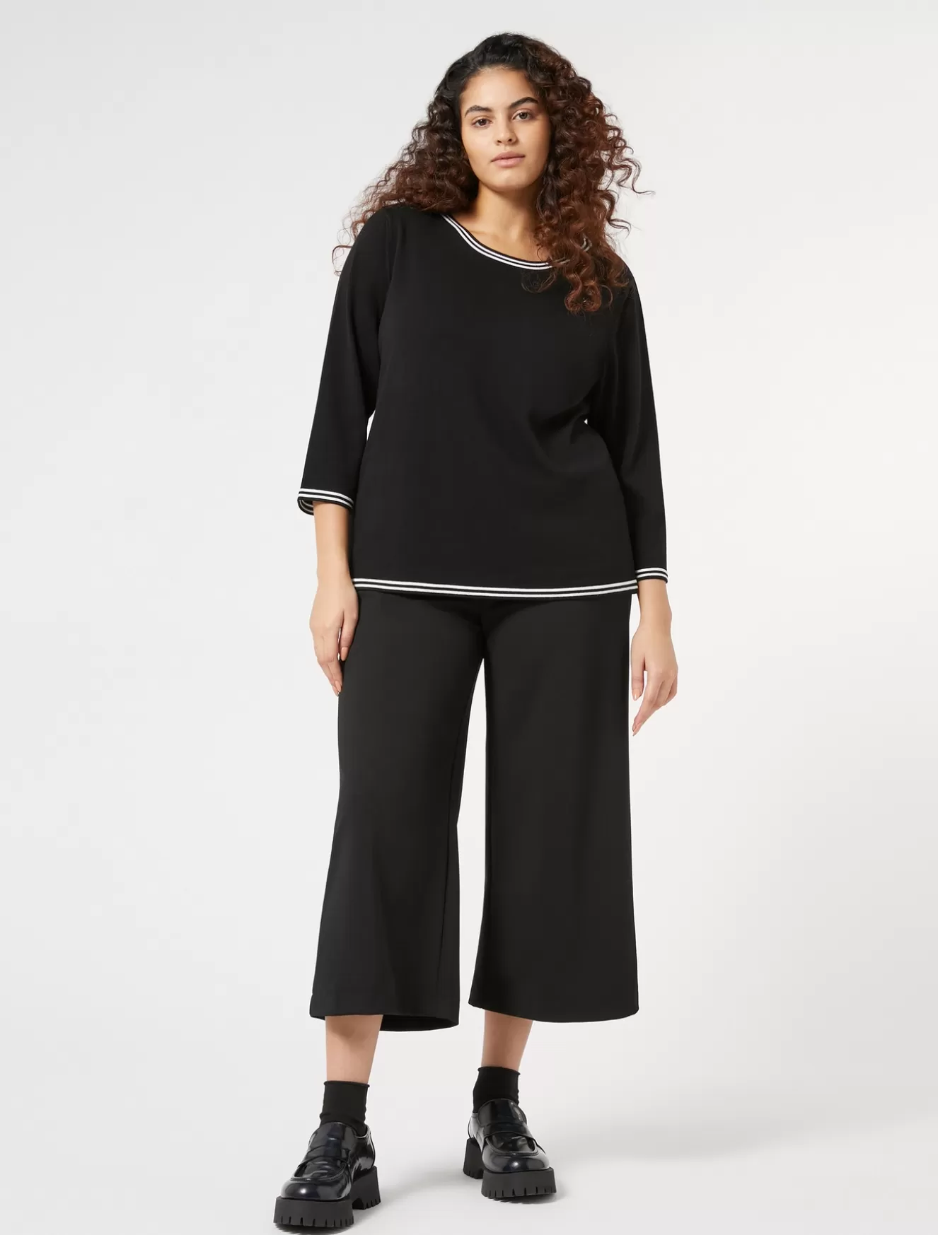 Hosen & Jeans | Hosen & Jeans<Marina Rinaldi Hose aus Jersey SCHWARZ