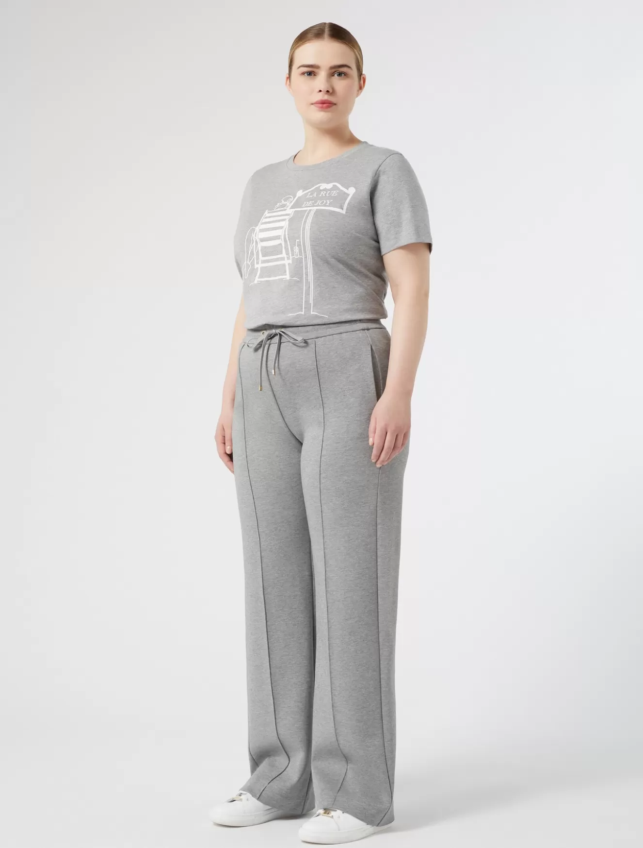 Hosen & Jeans | Hosen & Jeans<Marina Rinaldi Hose aus Jersey HELLGRAU