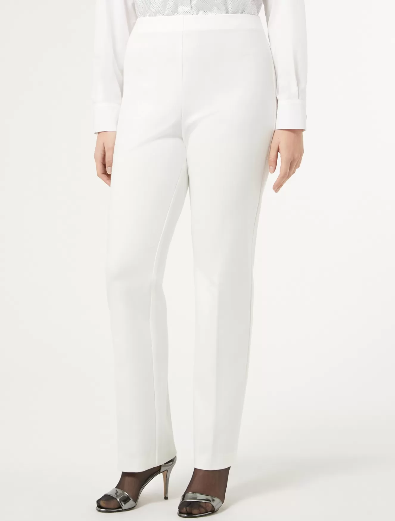 Hosen & Jeans | Hosen & Jeans<Marina Rinaldi Hose aus Jersey WEISS