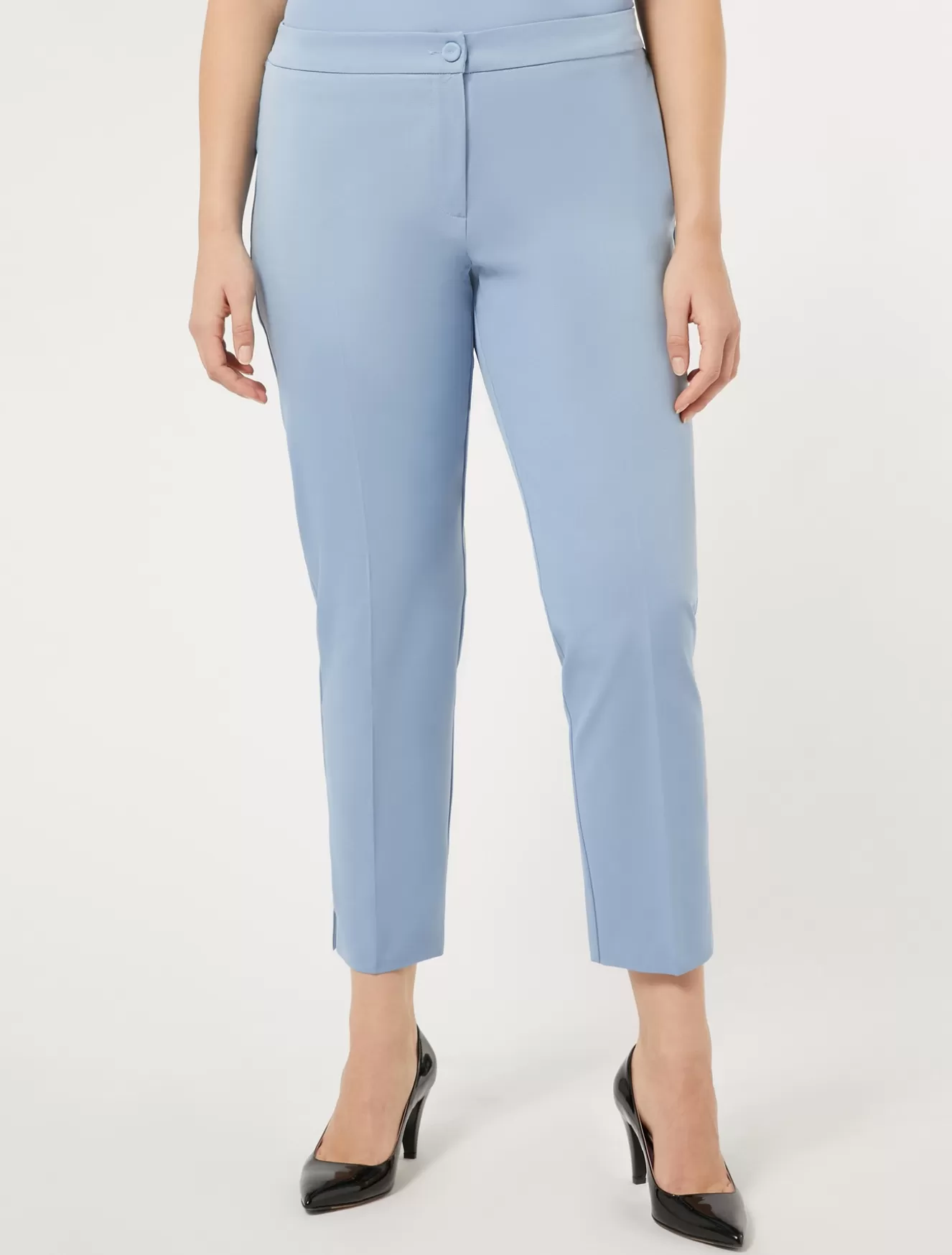 Hosen Und Röcke | Hosen & Jeans<Marina Rinaldi Hose aus Seidensatin AZURBLAU