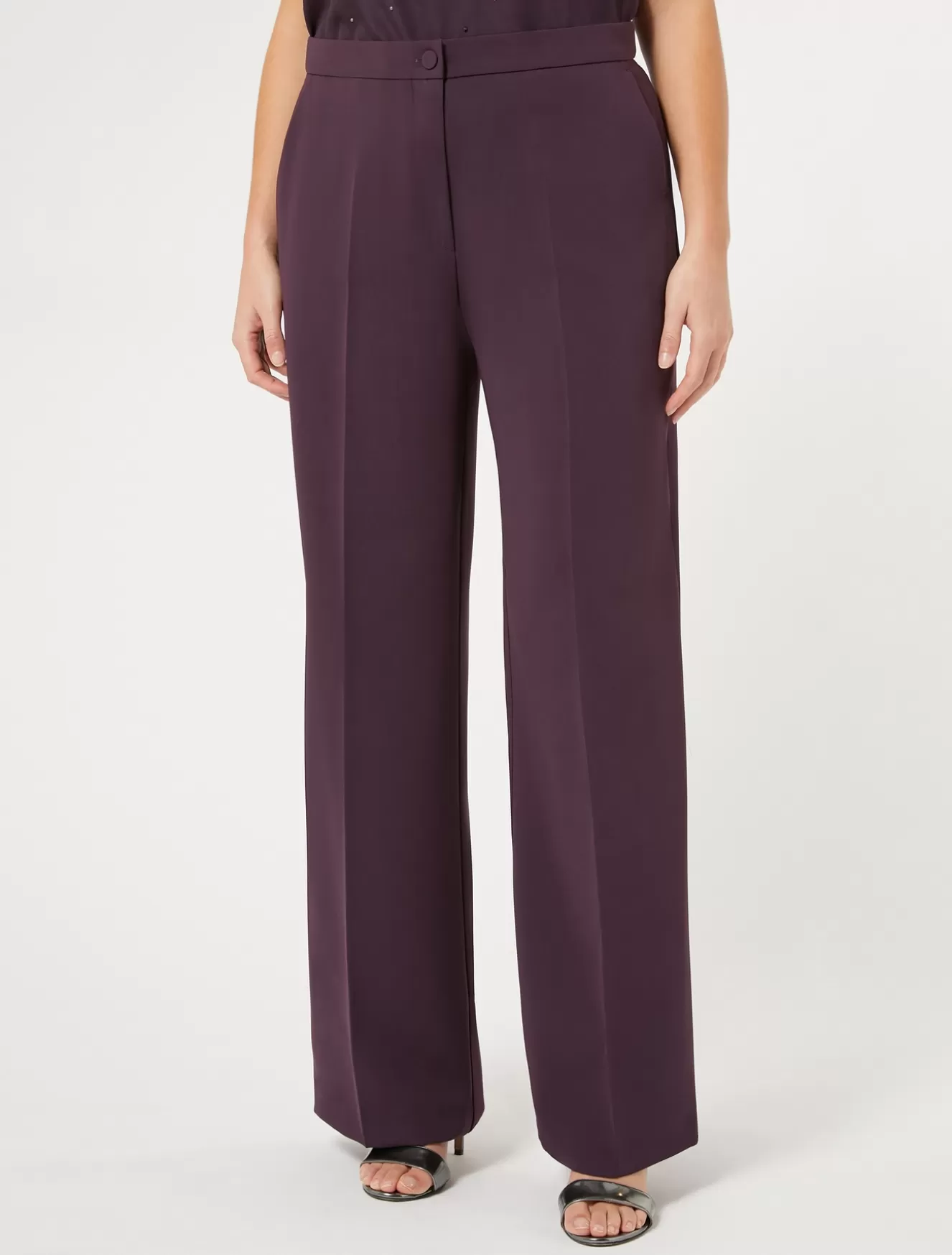 Hosen Und Röcke | Hosen & Jeans<Marina Rinaldi Hose aus Triacetat-Cady BORDEAUX