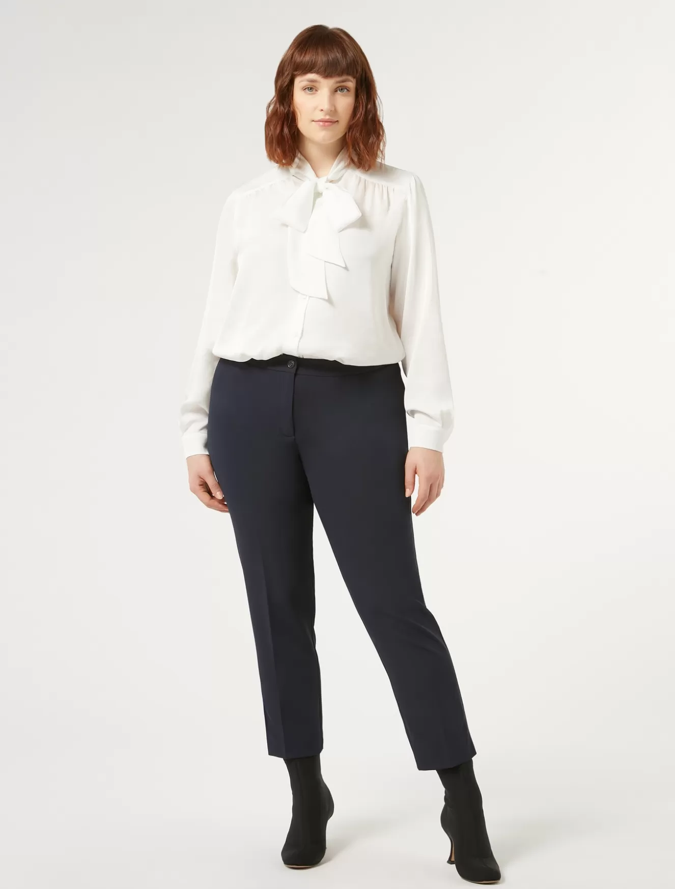 Hosen & Jeans | Hosen & Jeans<Marina Rinaldi Hose aus Twill NACHTBLAU