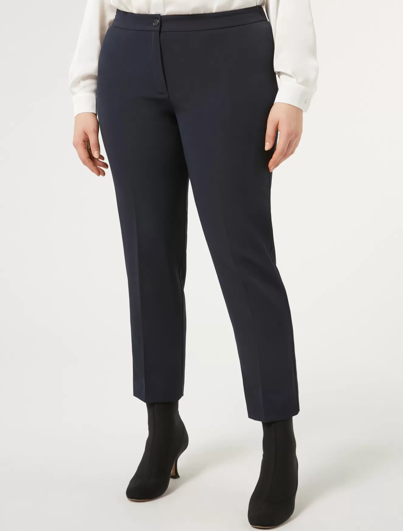 Hosen & Jeans | Hosen & Jeans<Marina Rinaldi Hose aus Twill NACHTBLAU