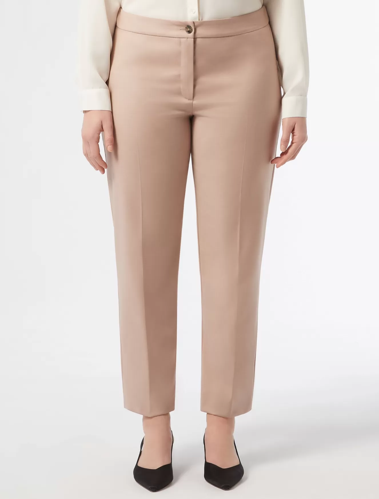 Hosen & Jeans | Hosen & Jeans<Marina Rinaldi Hose aus Twill MAUVE