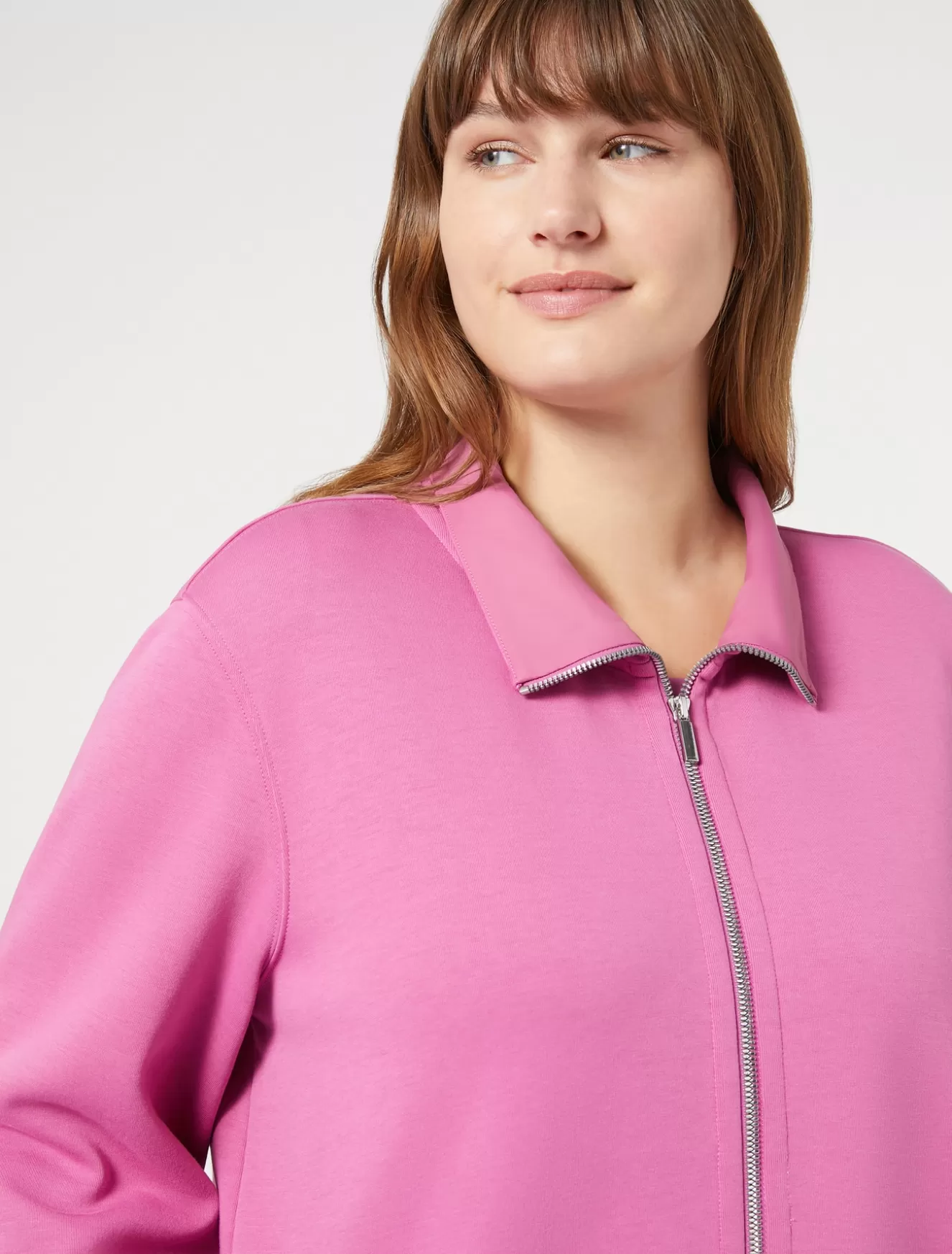 Mäntel & Trenchcoats<Marina Rinaldi Jacke aus doppeltem Jersey ROSA