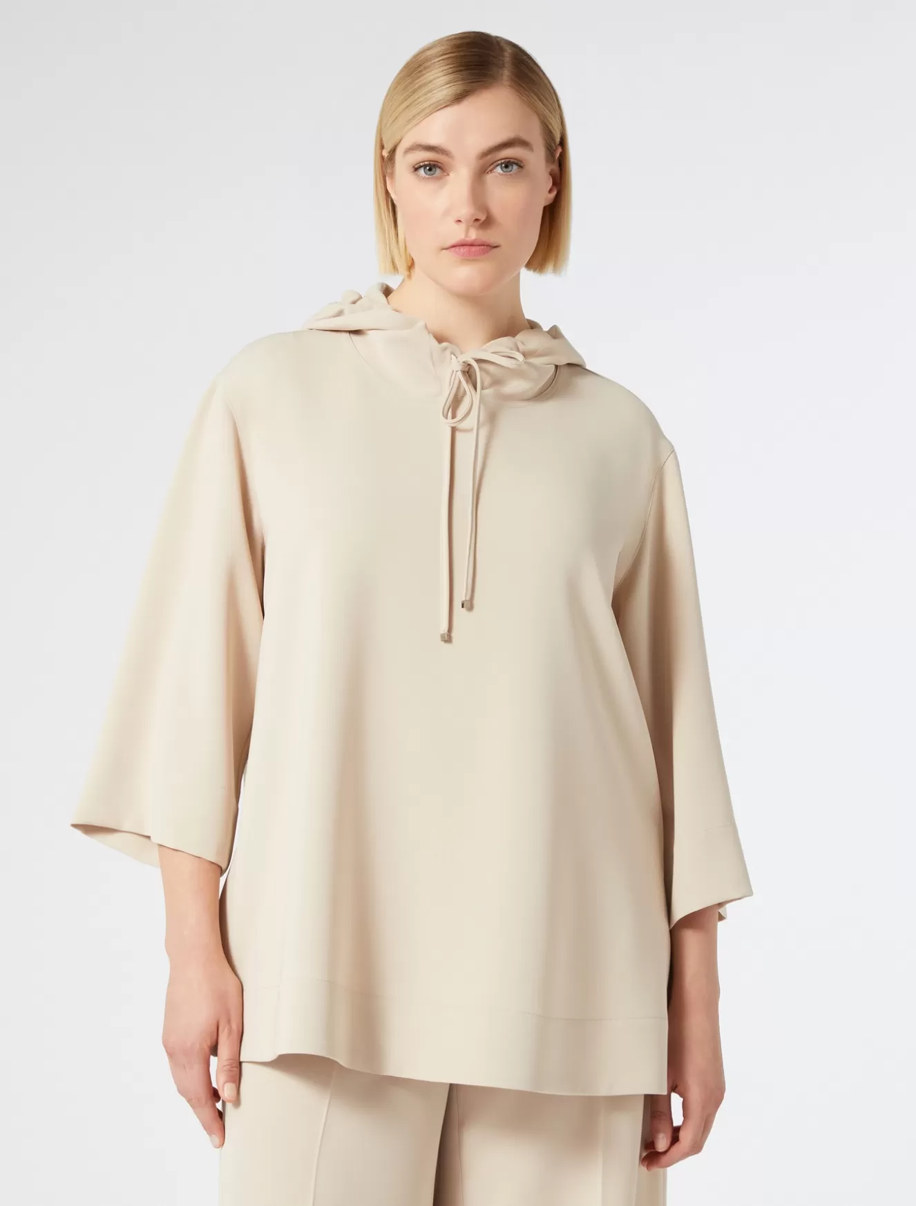 Blusen | Blusen<Marina Rinaldi Jacke aus Triacetat-Cady BEIGE