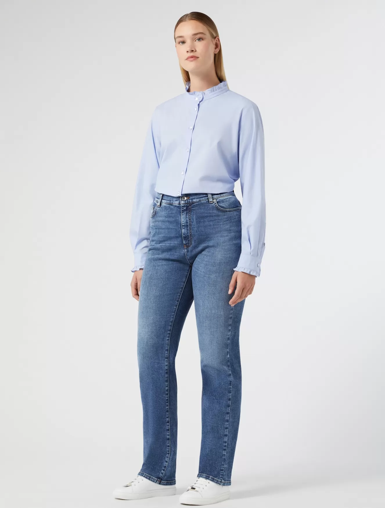 Hosen & Jeans | Hosen & Jeans<Marina Rinaldi Jeans aus Baumwolldenim BLAU