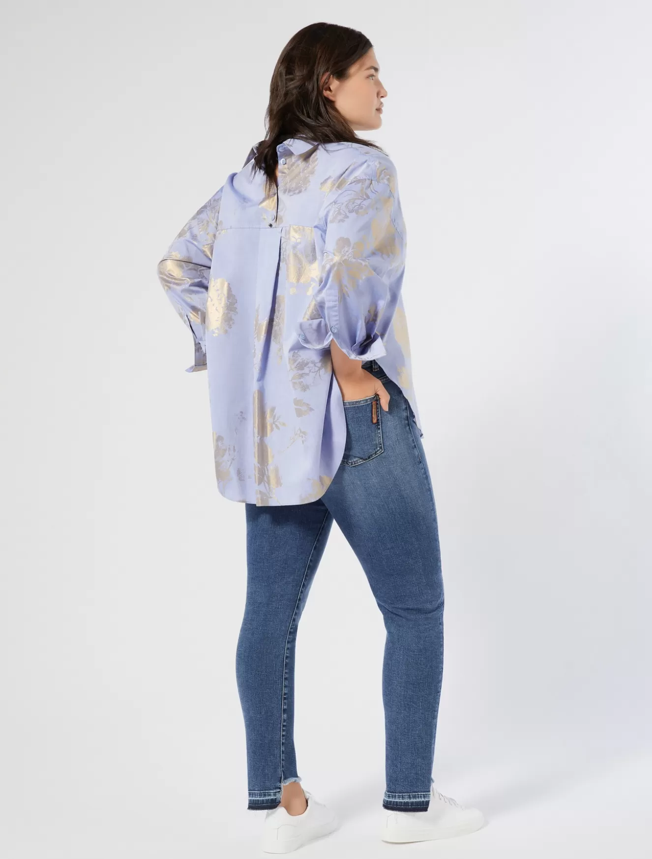 Hosen & Jeans | Hosen & Jeans<Marina Rinaldi Jeans aus Baumwolldenim BLAU