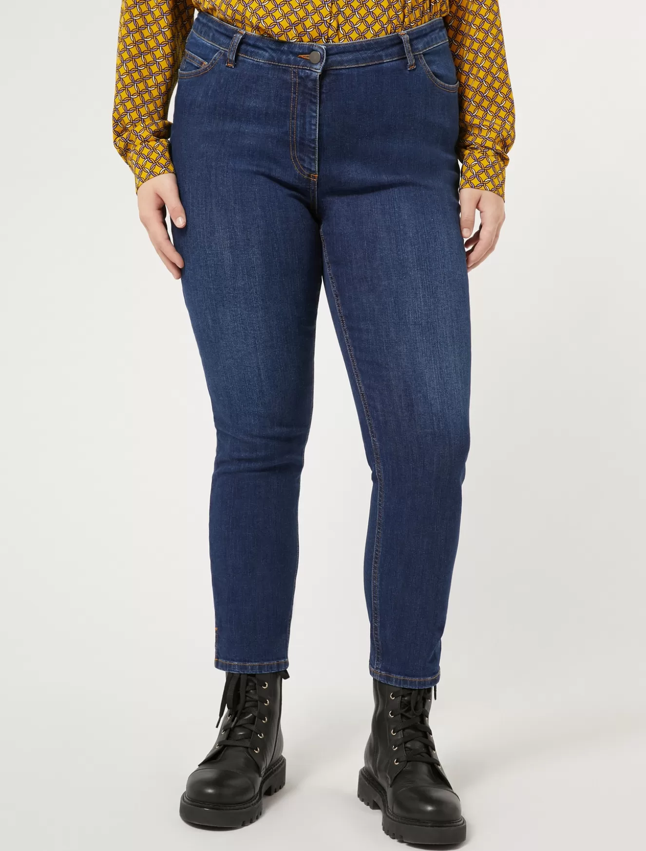 Hosen & Jeans | Hosen & Jeans<Marina Rinaldi Jeans aus Denim-Twill ULTRAMARINE