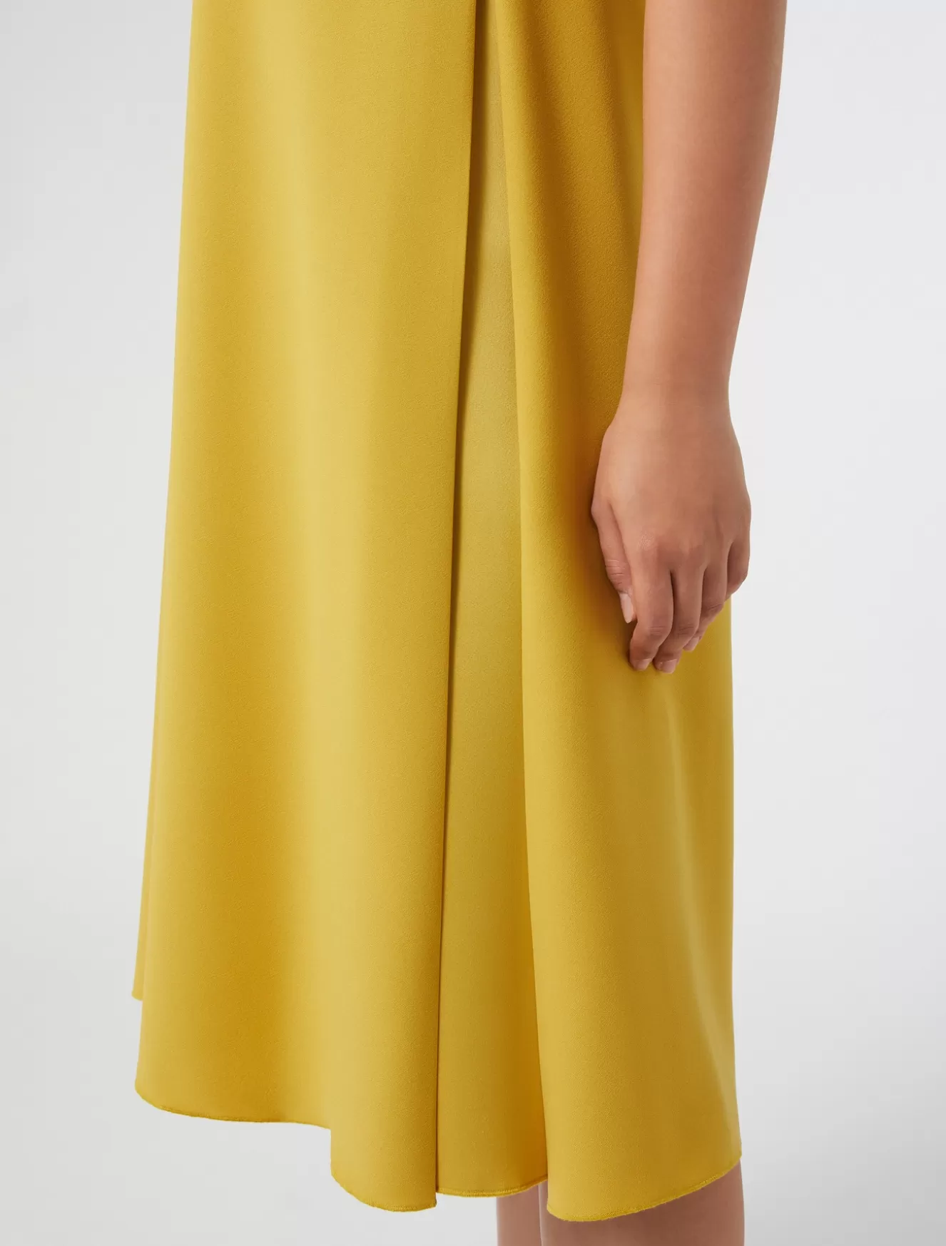 Kleider | Kleider<Marina Rinaldi Kleid aus Envers-Satin-Crêpe GOLD