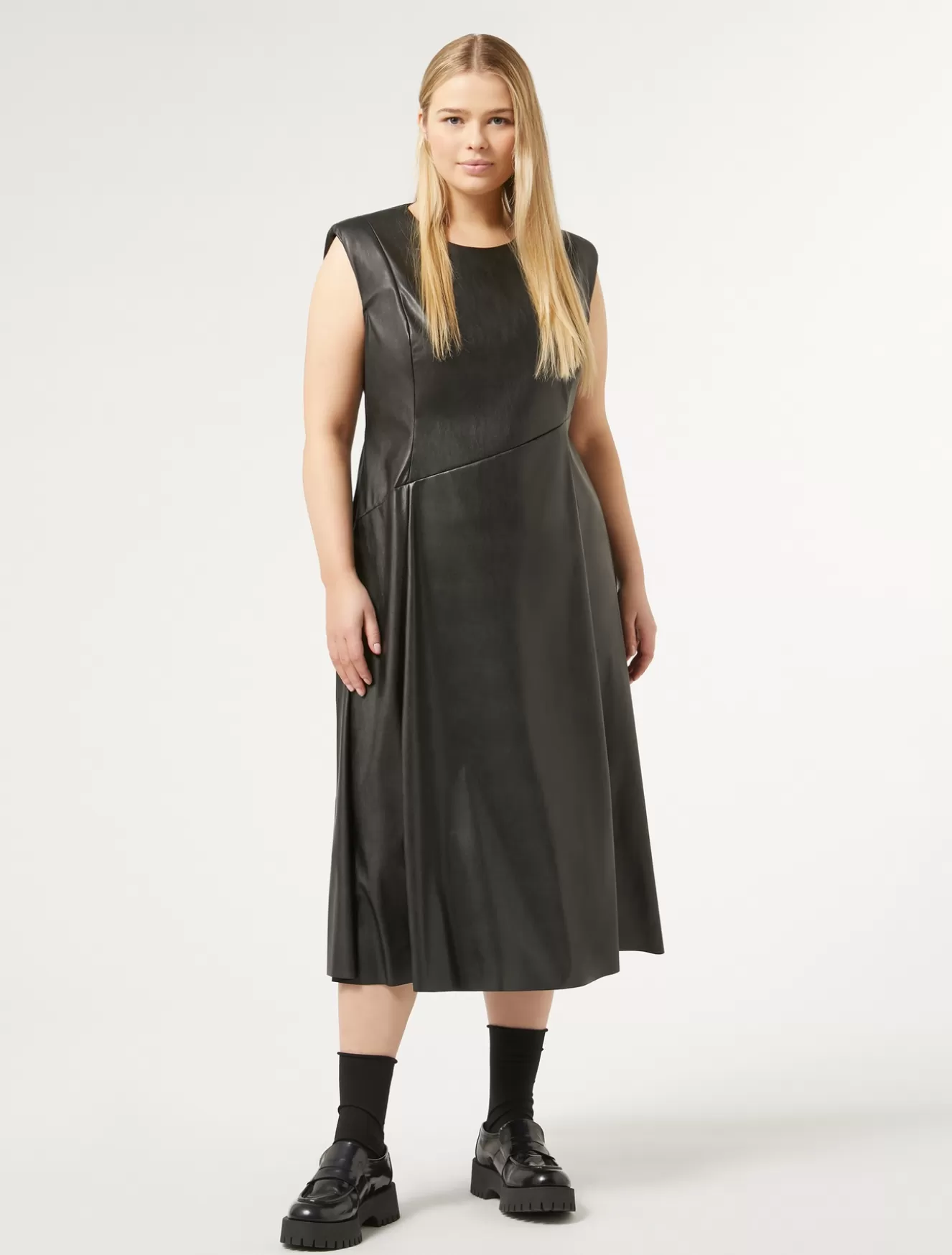 Kleider | Kleider<Marina Rinaldi Kleid aus Funktionsgewebe SCHWARZ