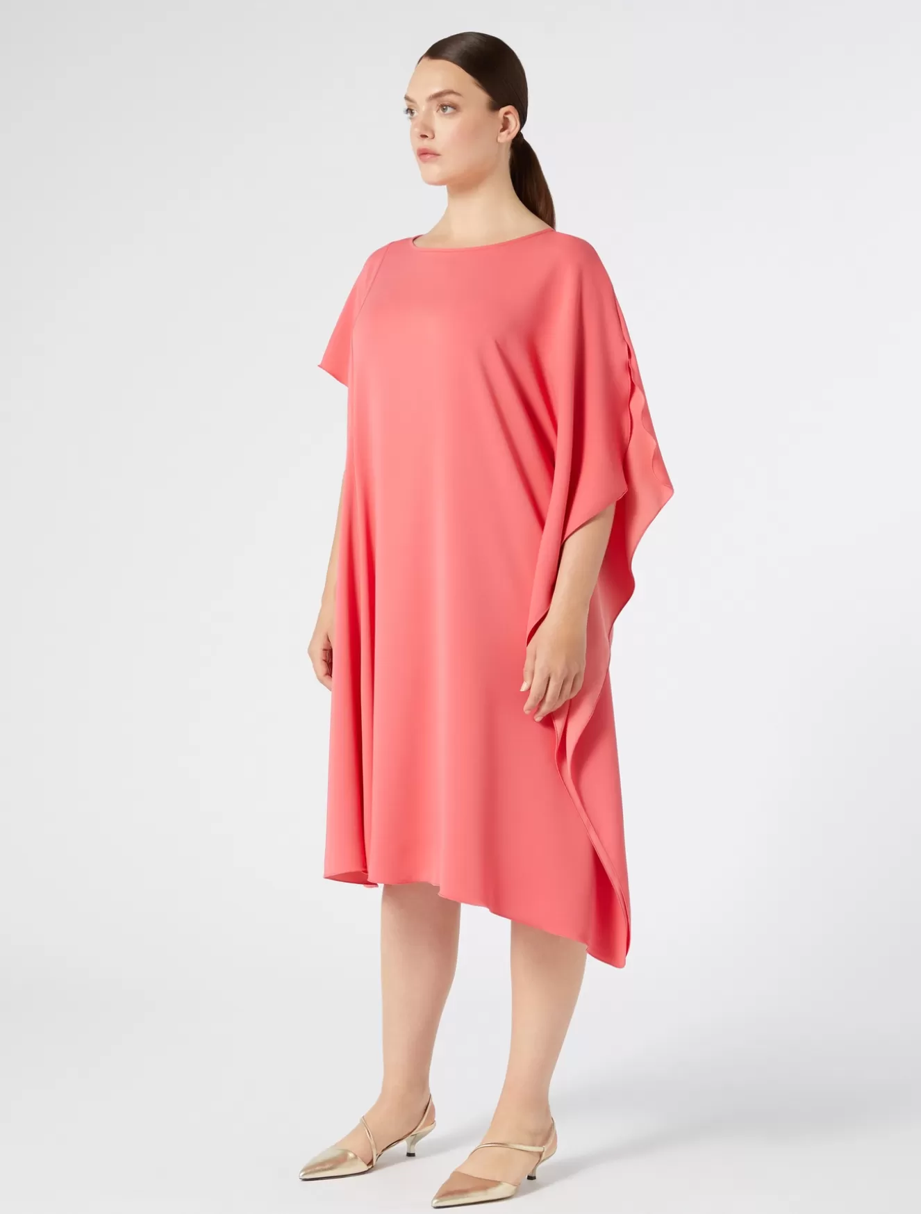 Kleider | Kleider<Marina Rinaldi Kleid aus Georgette KORALLE