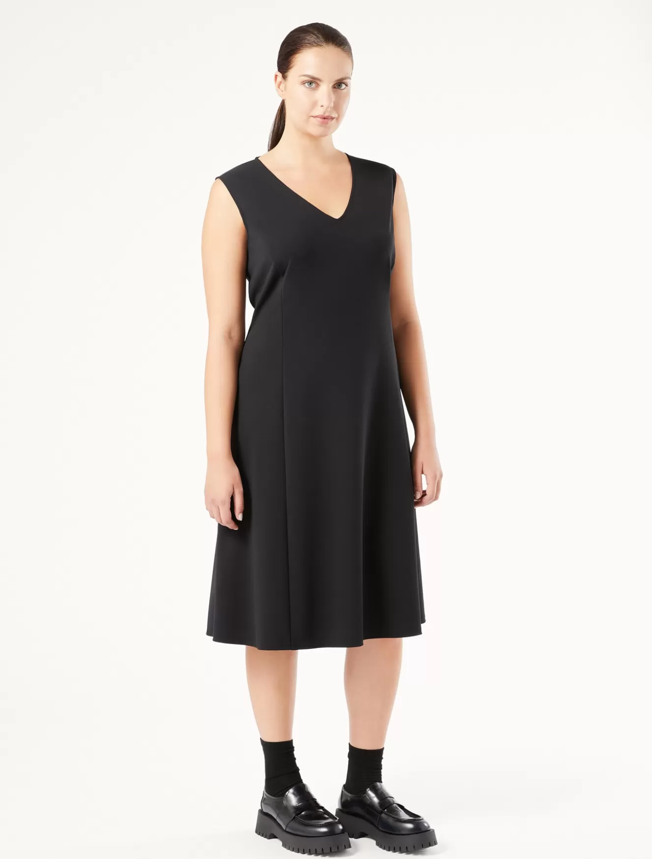 Kleider | Kleider<Marina Rinaldi Kleid aus Jersey SCHWARZ