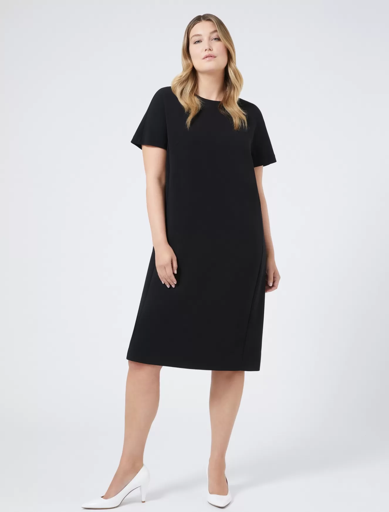 Kleider | Kleider<Marina Rinaldi Kleid aus Triacetat-Cady SCHWARZ