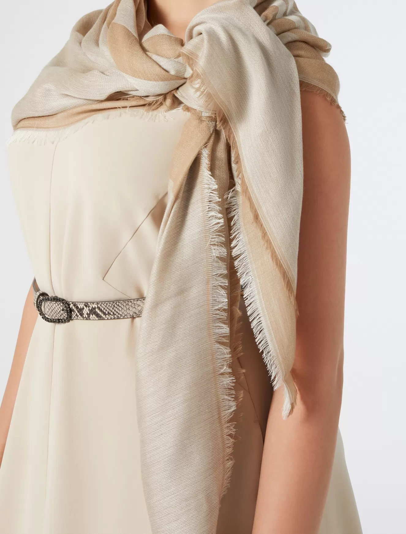 Kleider | Kleider<Marina Rinaldi Kleid aus Triacetat-Cady BEIGE