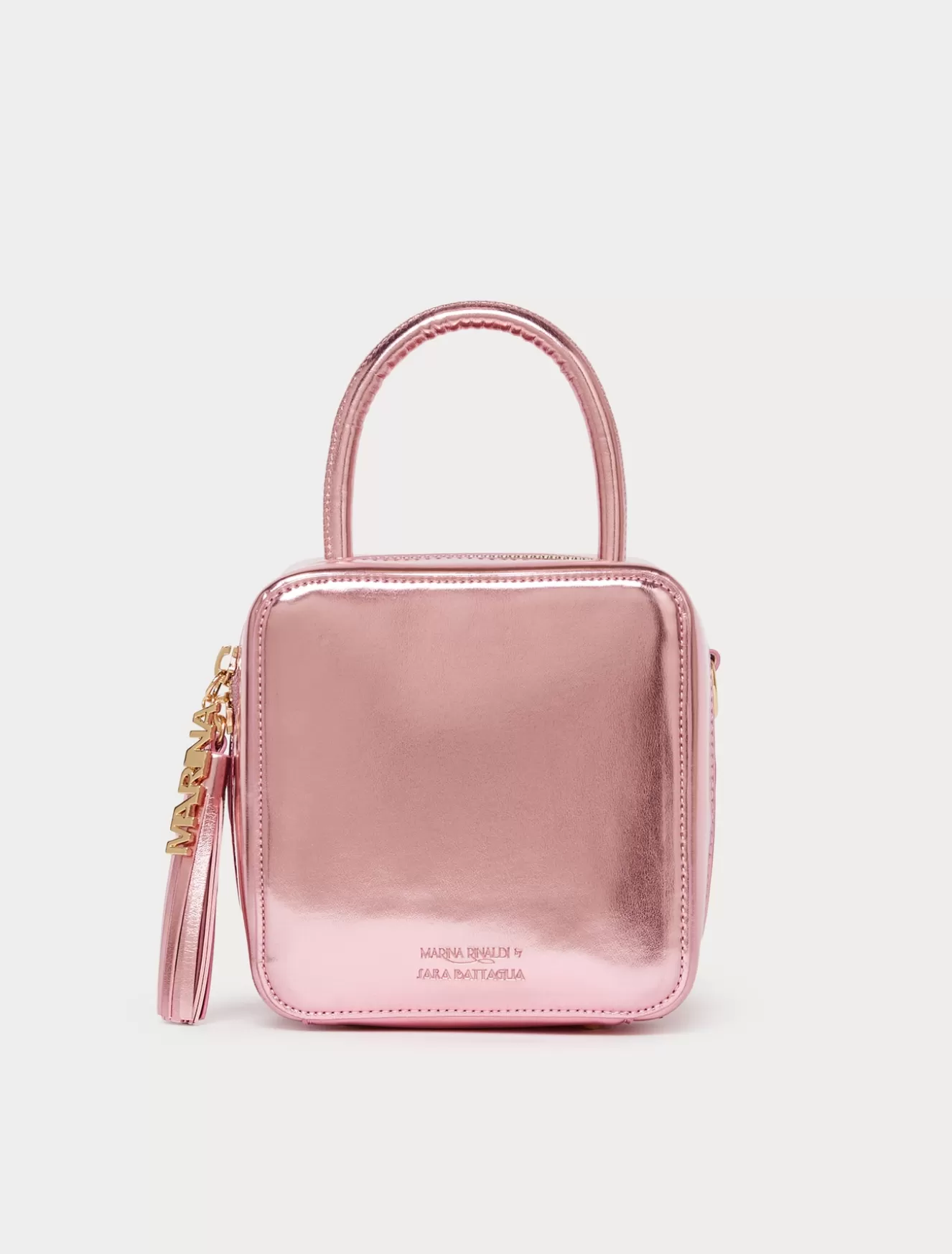 Accessoires | Accessoires<Marina Rinaldi Laminierte Würfeltasche ROSA