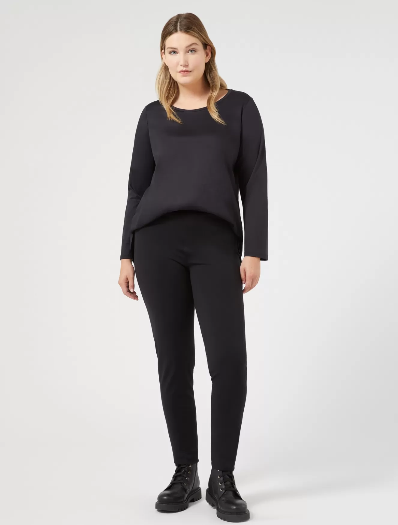 Hosen & Jeans | Hosen & Jeans<Marina Rinaldi Leggings aus Jersey SCHWARZ