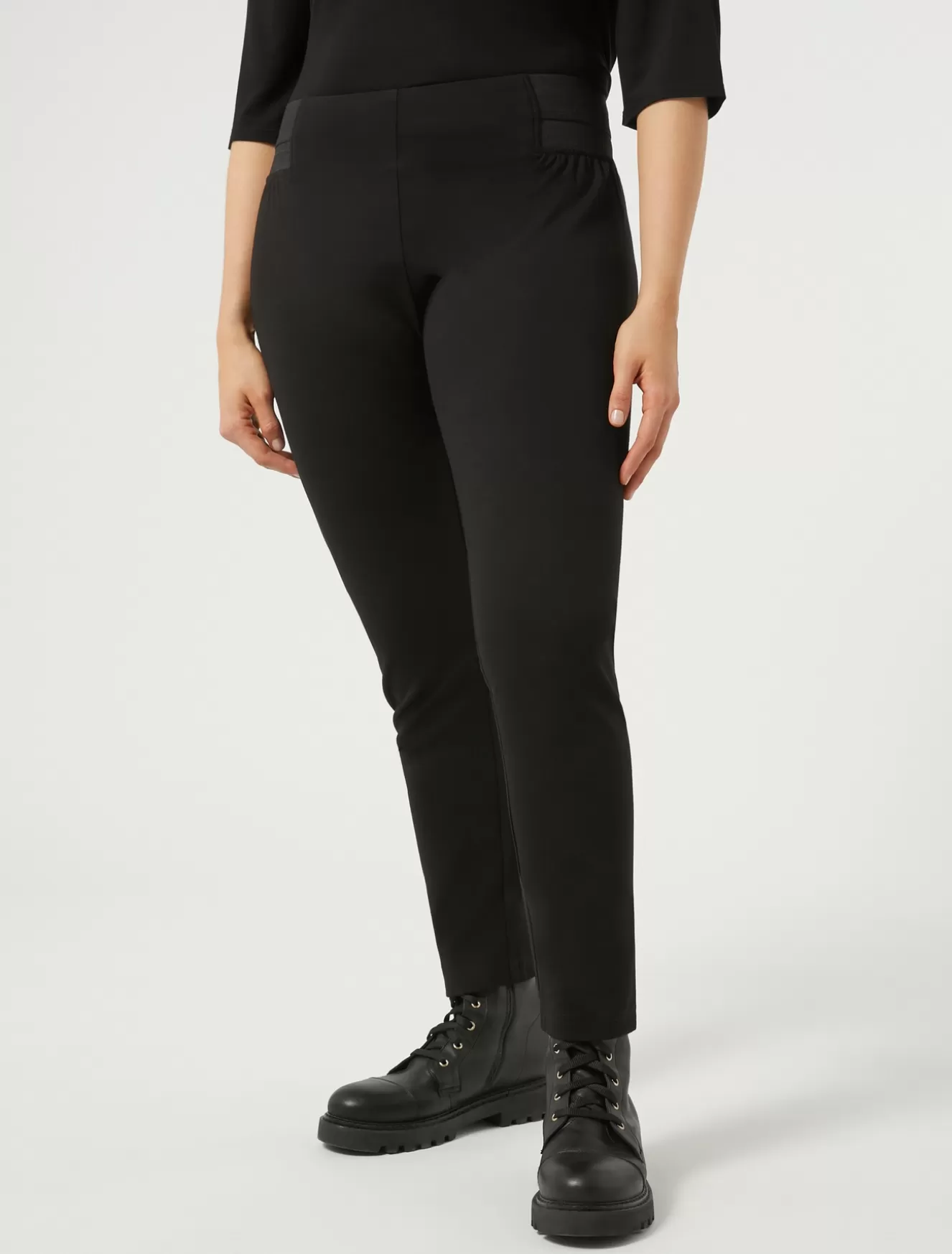 Hosen & Jeans | Hosen & Jeans<Marina Rinaldi Leggings aus Jersey SCHWARZ