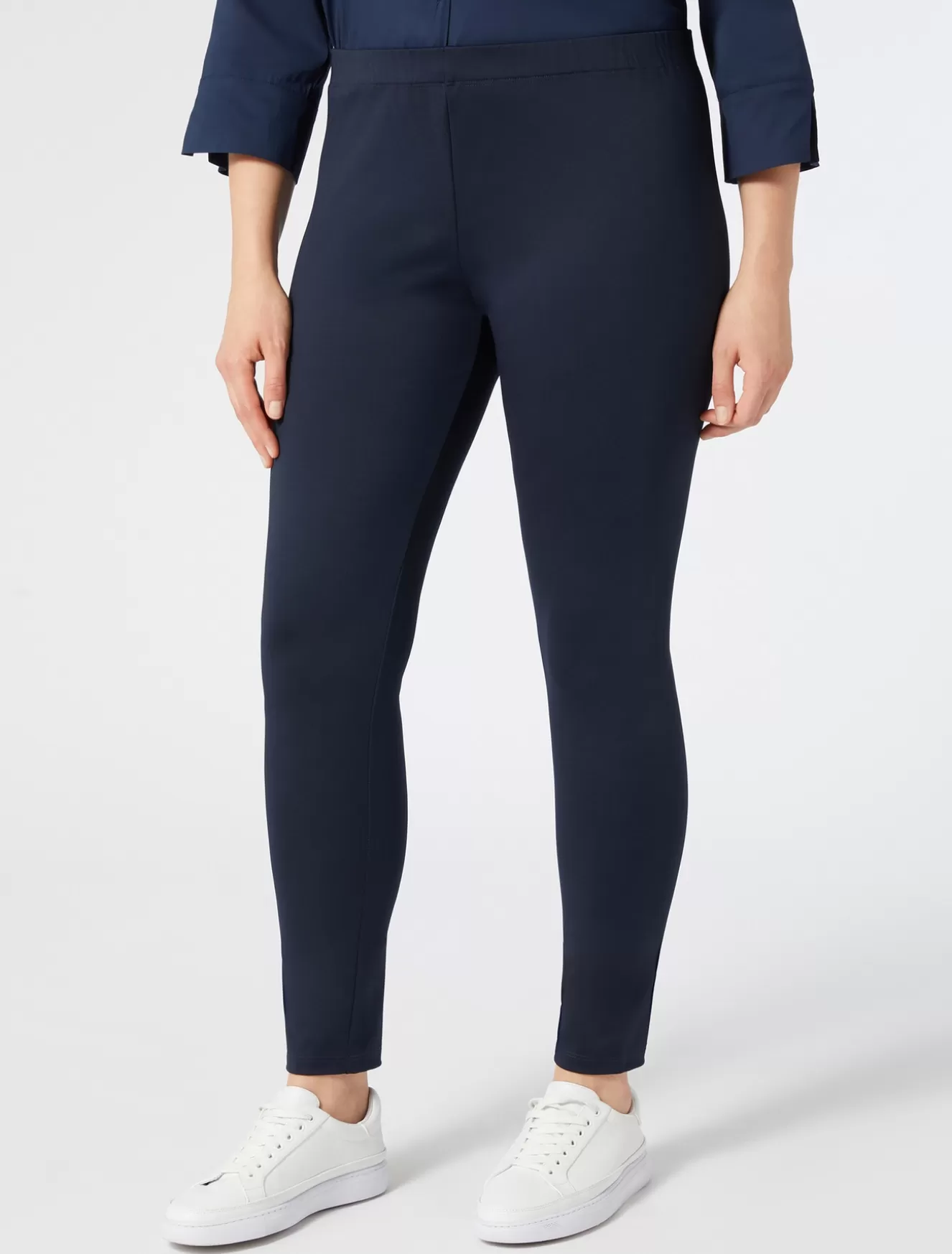 Hosen & Jeans | Hosen & Jeans<Marina Rinaldi Leggings aus kompaktem Jersey NACHTBLAU