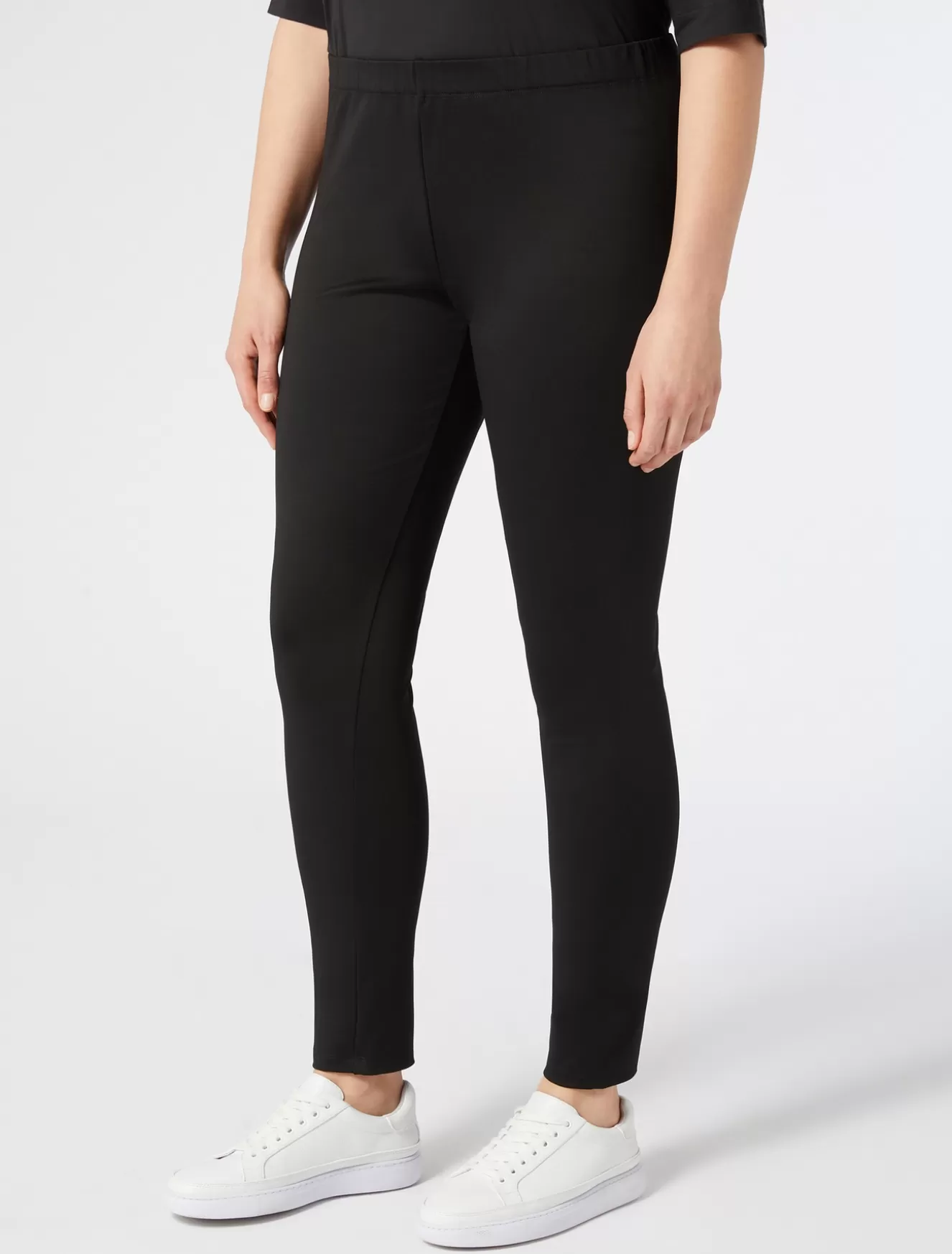 Hosen & Jeans | Hosen & Jeans<Marina Rinaldi Leggings aus kompaktem Jersey SCHWARZ