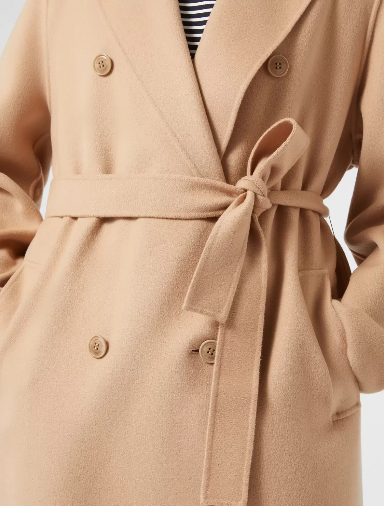 Mäntel & Trenchcoats | Mäntel & Trenchcoats<Marina Rinaldi Mantel aus doppellagigem Wollgemisch KAMEL