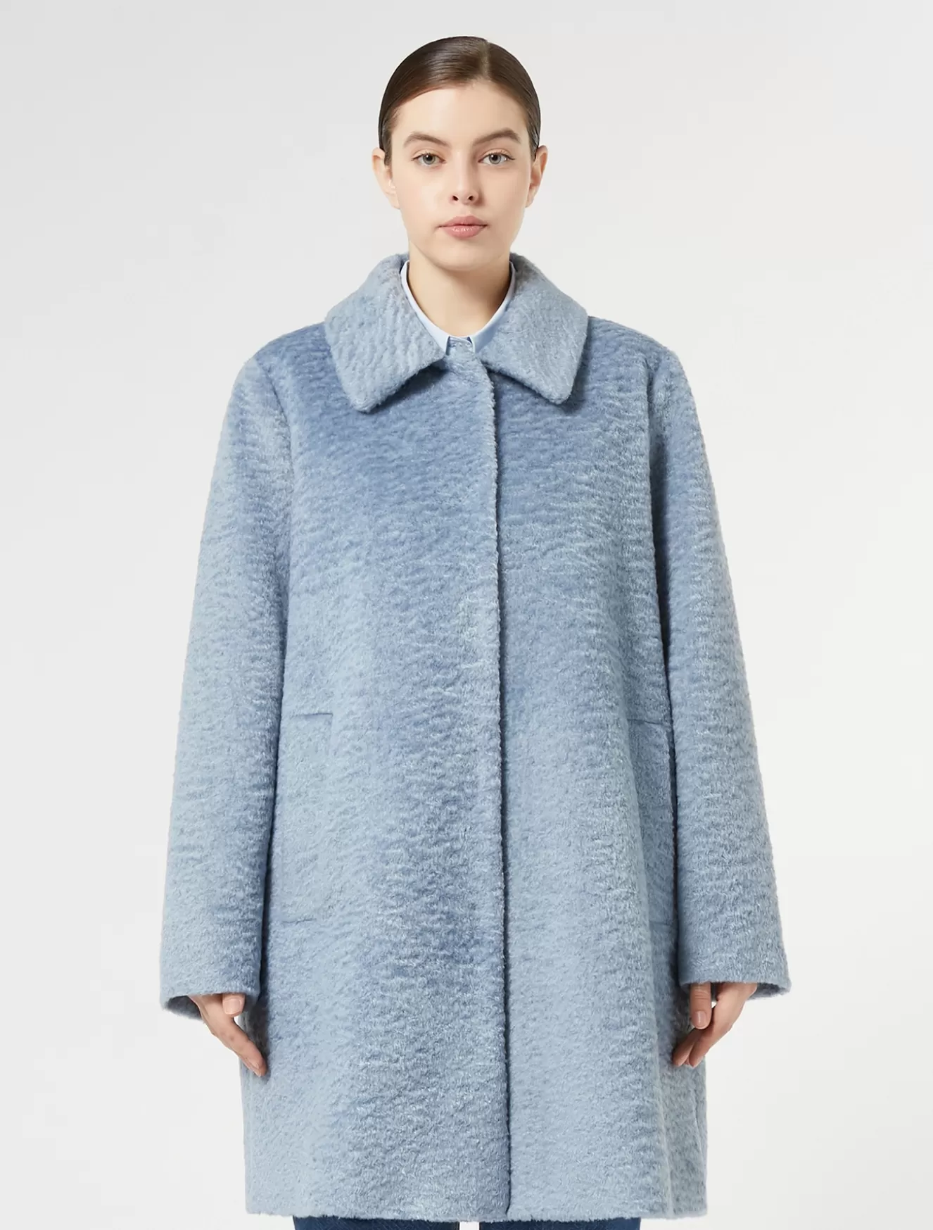 Mäntel & Trenchcoats | Mäntel & Trenchcoats<Marina Rinaldi Mantel aus Jersey AZURBLAU