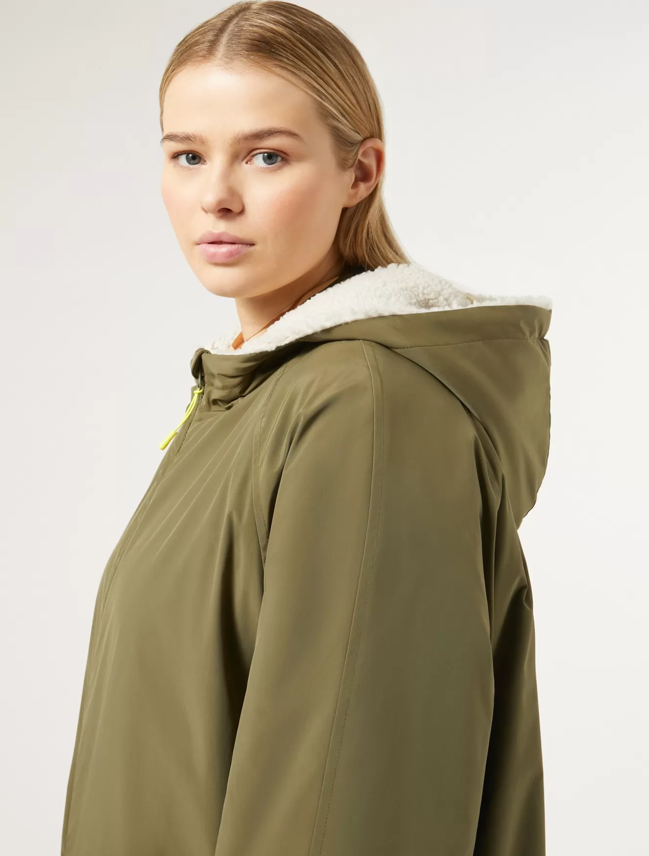 Mäntel & Trenchcoats | Mäntel & Trenchcoats<Marina Rinaldi Parka aus wasserabweisendem Taft KHAKI