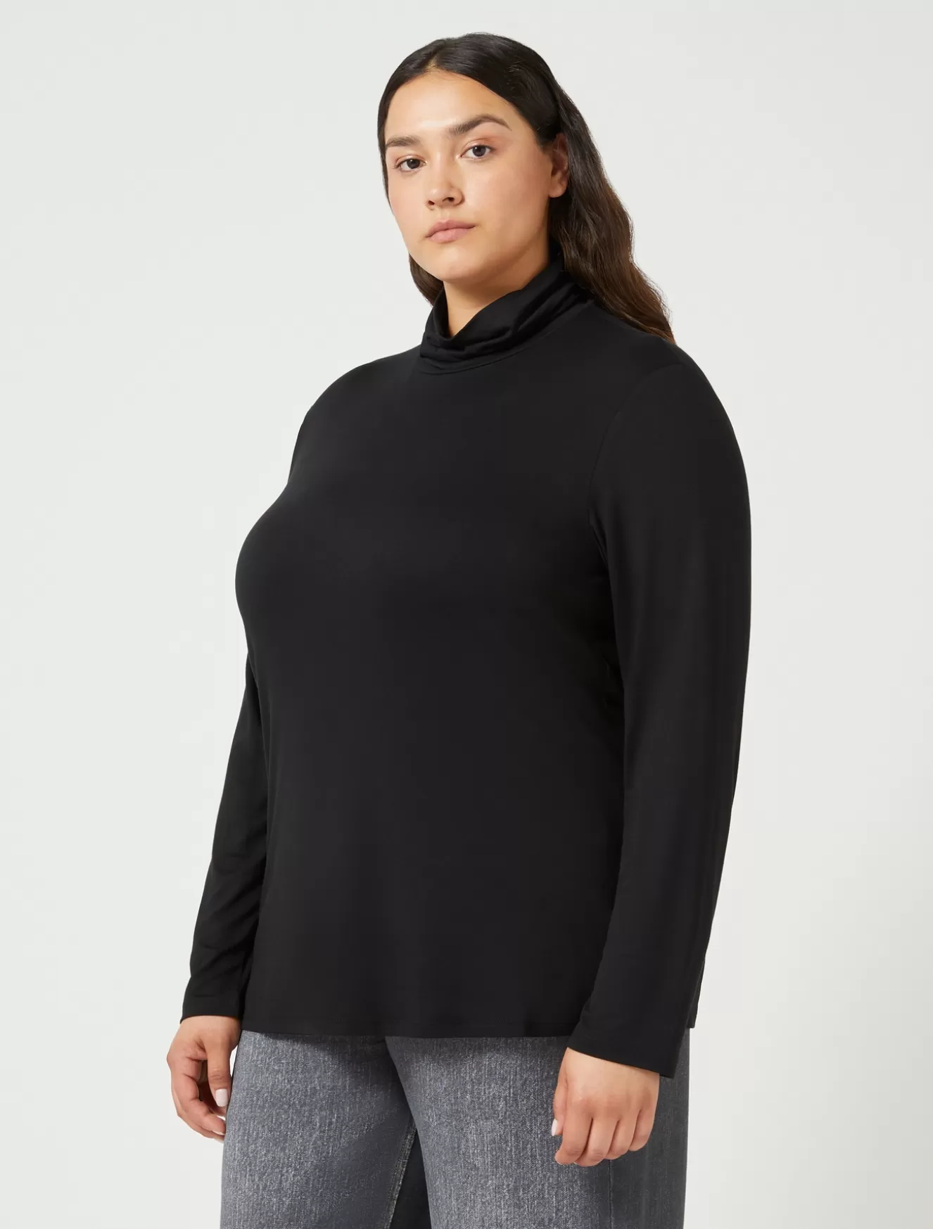 Tops & T-shirts | Tops & T-shirts<Marina Rinaldi Pullover aus Jersey SCHWARZ