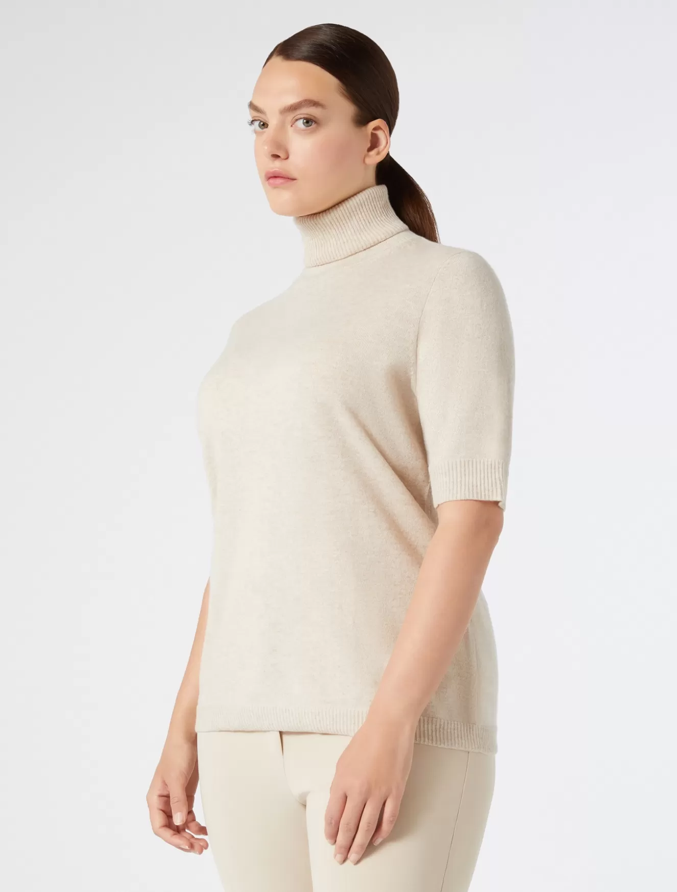 Pullover Und Strickwaren | Pullover Und Strickwaren<Marina Rinaldi Pullover aus Kaschmir BEIGE