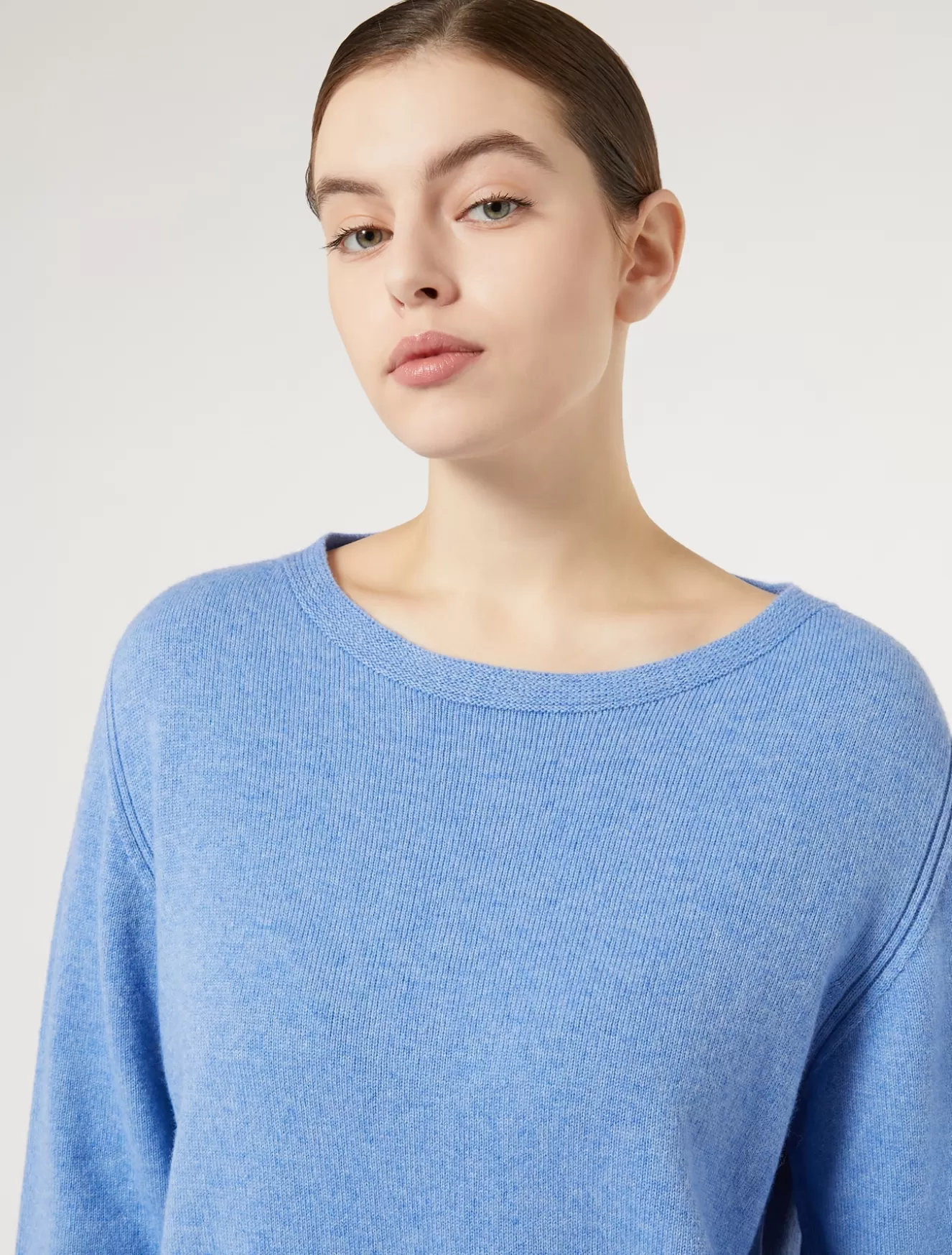 Pullover Und Strickwaren | Pullover Und Strickwaren<Marina Rinaldi Pullover aus Kaschmirmischung BLAU