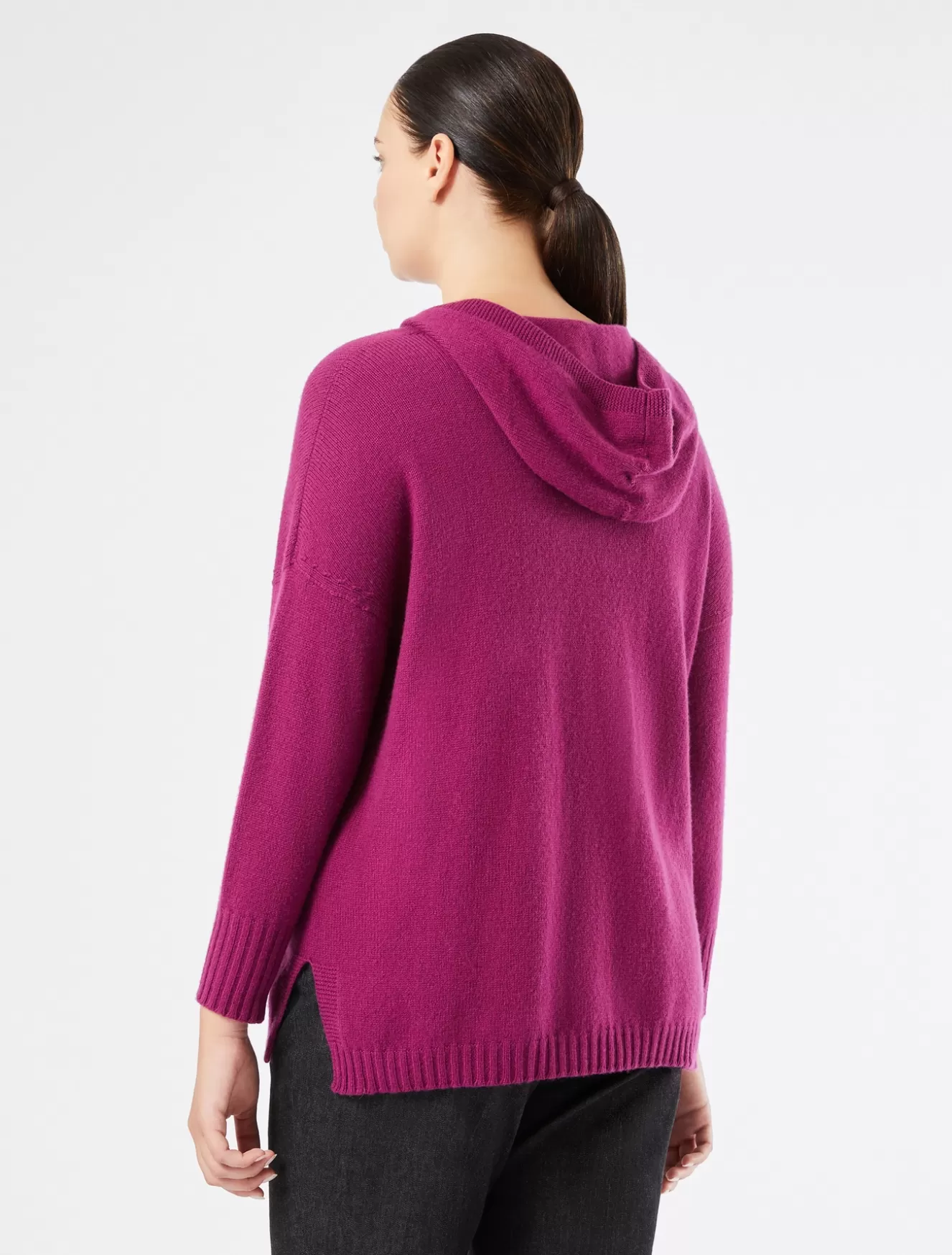 Pullover Und Strickwaren | Pullover Und Strickwaren<Marina Rinaldi Pullover aus Kaschmirmischung BORDEAUX