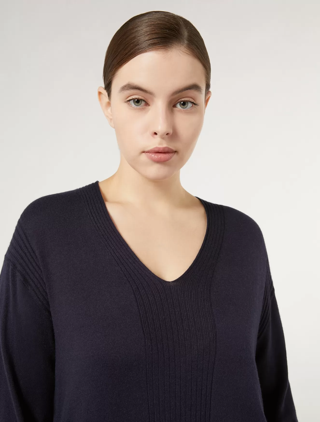 Pullover Und Strickwaren | Pullover Und Strickwaren<Marina Rinaldi Pullover aus Viskosegewebe BLAU