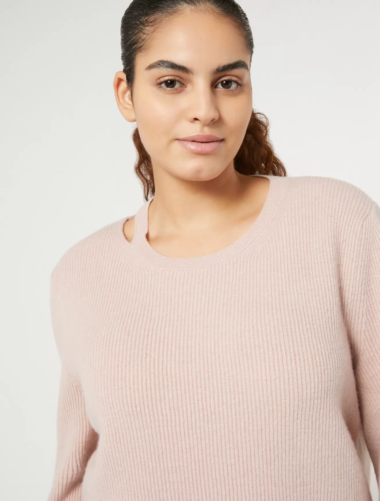 Pullover Und Strickwaren | Pullover Und Strickwaren<Marina Rinaldi Pullover aus Wolle und Kaschmir ROSA